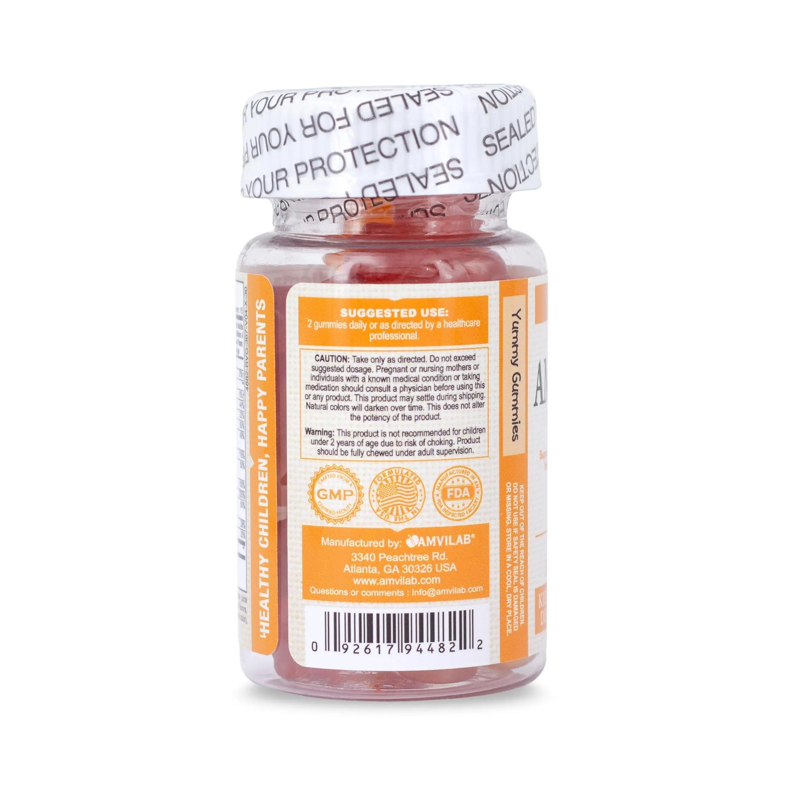 AMVILAB Amevit Kids Gummy Multivitamin – Complete Daily Vitamins for Children – with Essential Nutrients for Growth & Immunity AMVILAB buy supplements canada