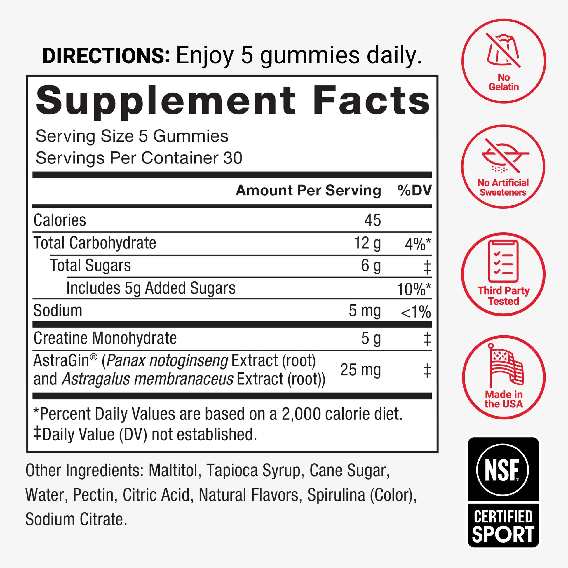 Force Factor Creatine Monohydrate Gummies, NSF Certified, 5g Dose for Men & Women to Support Muscle, Strength, Recovery, Cognitive Health & Memory, Packaging May Vary, Blue Raspberry, 150 Gummies Force Factor buy supplements canada