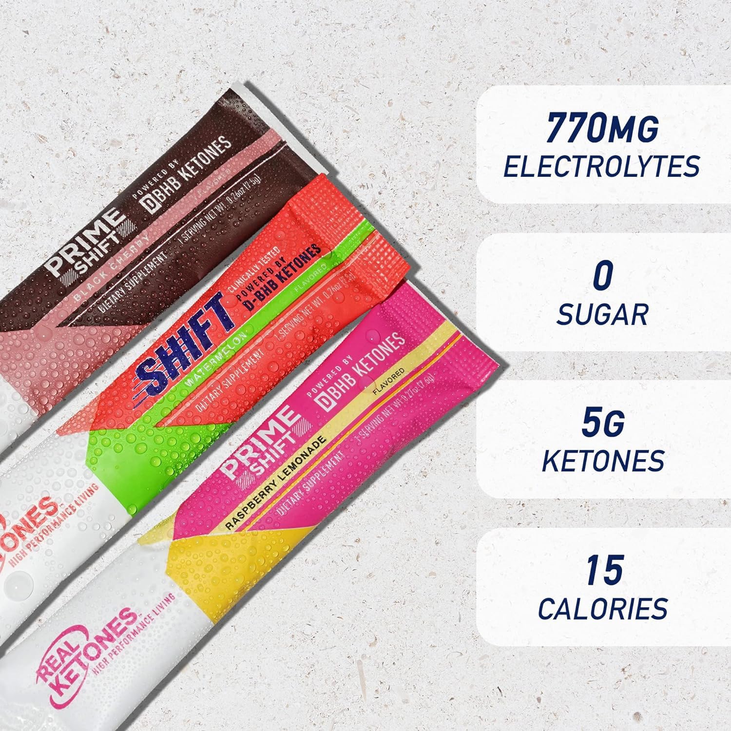 Real Ketones BHB Exogenous Ketones Drink Mix Packets Keto Electrolytes Powder Packets No Sugar with 4 Main Fasting Electrolytes Plus Hydrating Patented Keto BHB Real Ketones buy supplements canada