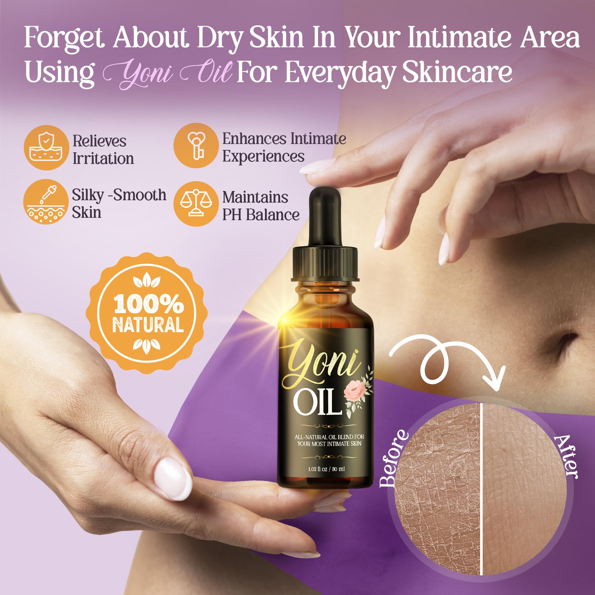 vibraxlabs Yoni Oil 1 Oz. Rose Scented Daily Feminine Wash Vulva Oil for pH Balance and Female Dryness vibraxlabs buy supplements canada
