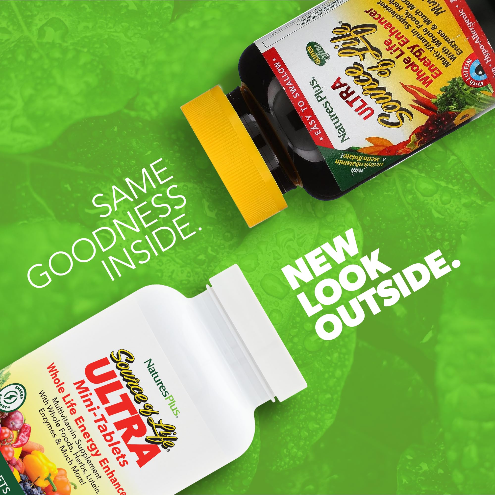 NaturesPlus Ultra Source of Life Multivitamin - 180 Mini-Tablets - with Whole Foods, Herbs, Lutein & Enzymes - Vegetarian, Gluten Free - 30 Servings NaturesPlus buy supplements canada
