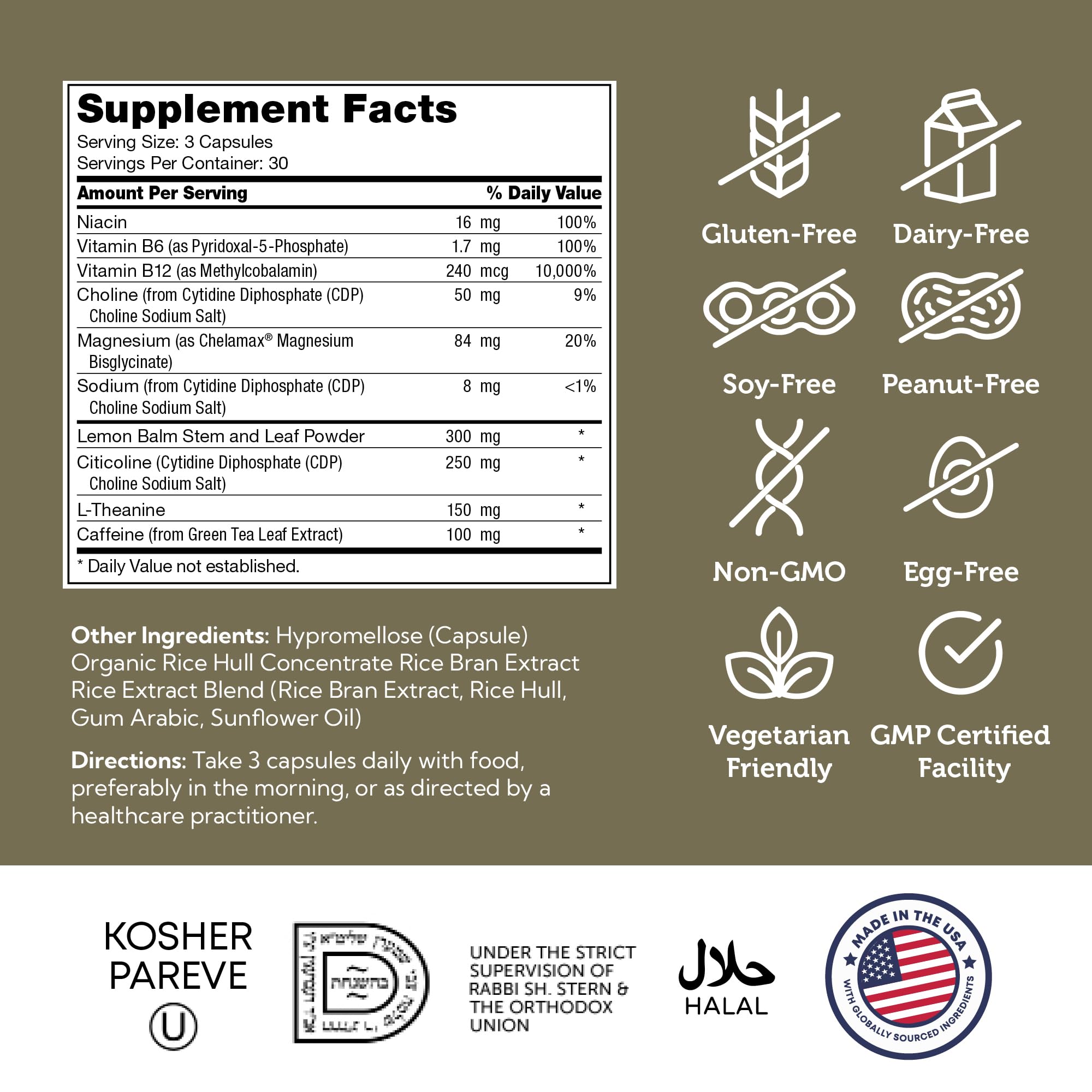 Zahler TeenFocus, Advanced Formula for Improved Focus & Concentration, Certified Kosher, 90 Capsules Zahler buy supplements canada