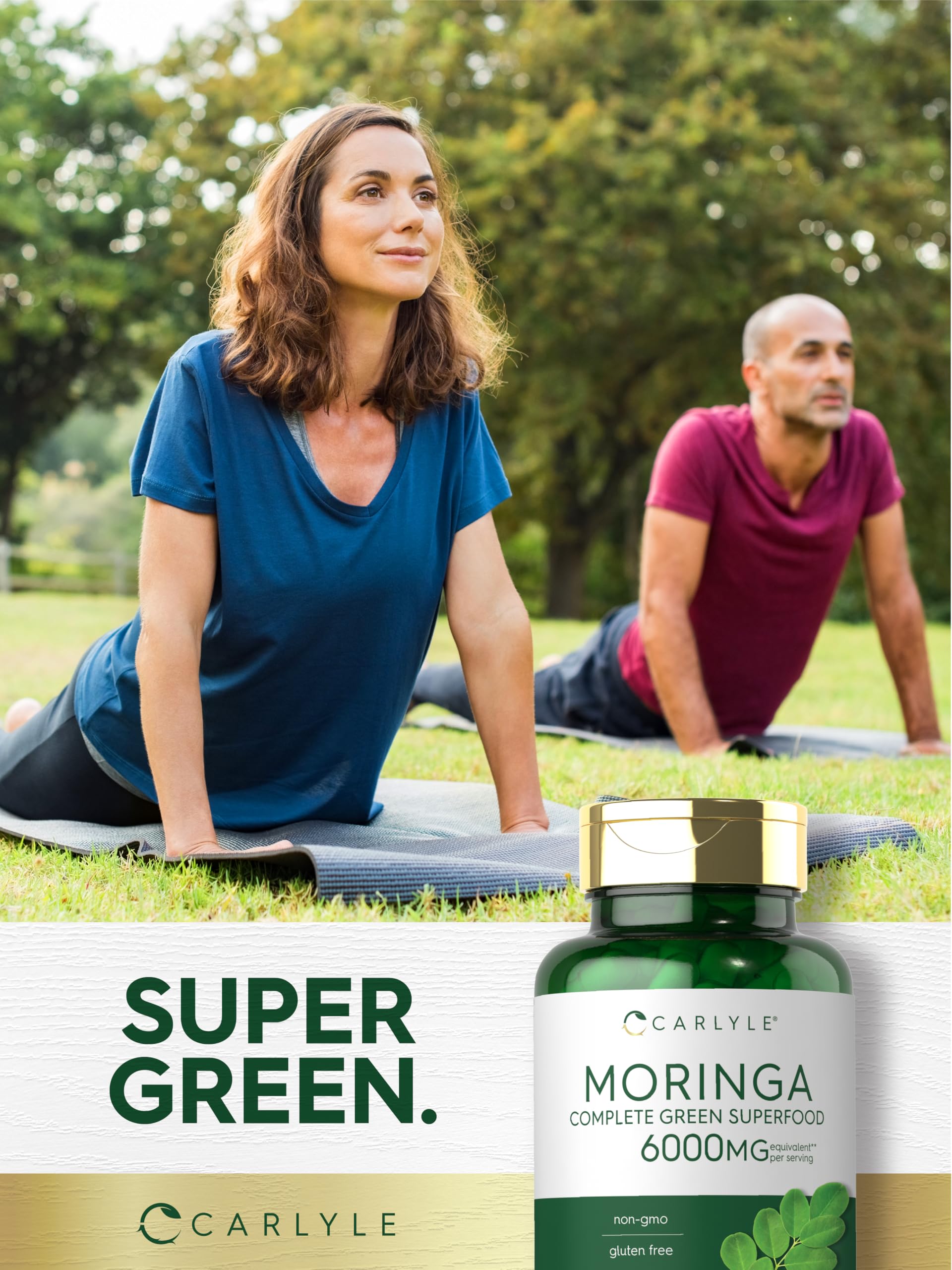 Carlyle Moringa Oleifera Supplement | 180 Capsules | Complete Green Superfood for Women and Men | Non-GMO and Gluten Free Carlyle buy supplements canada