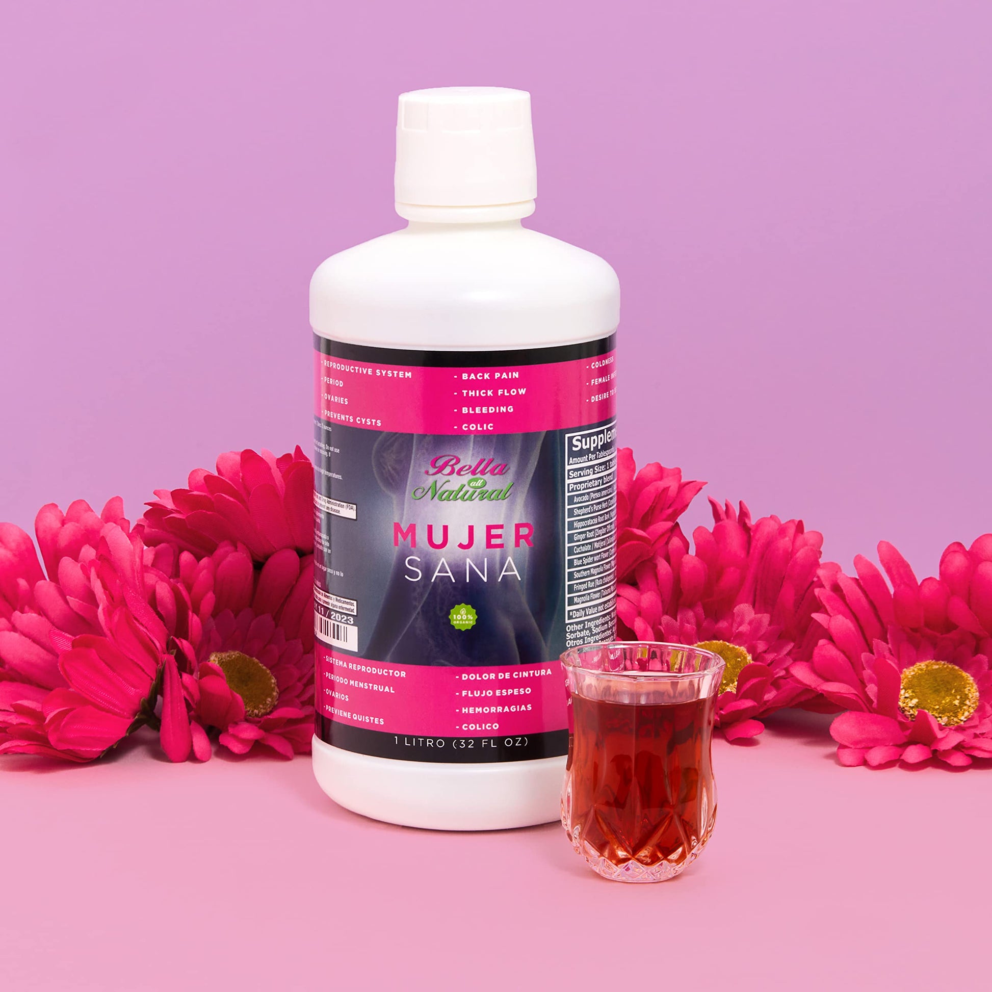 Bella All Natural Mujer Sana Healthy Woman, Hormonal imbalance, PCOS, Period Cramps Bella All Natural buy supplements canada