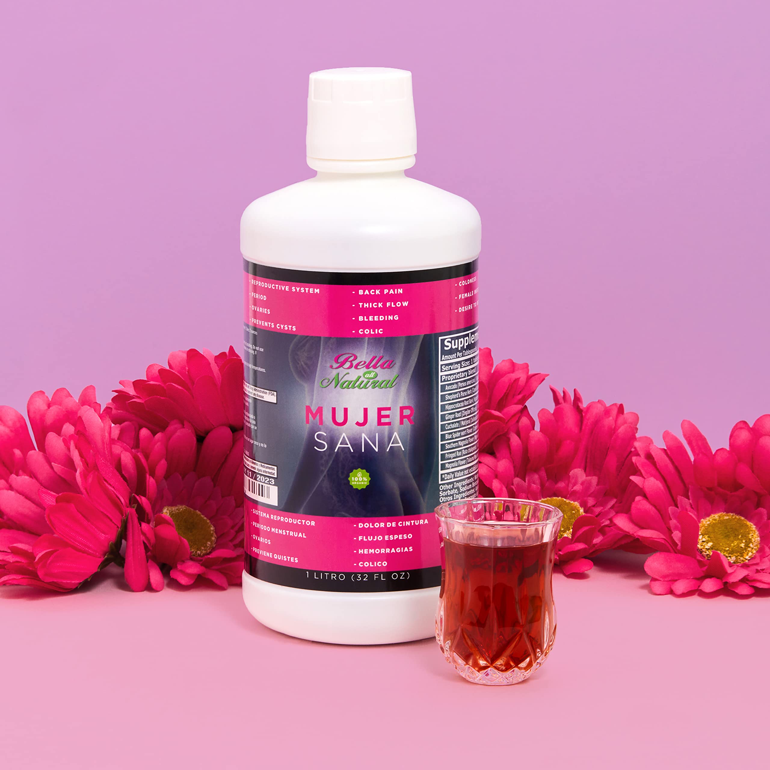Bella All Natural Mujer Sana Healthy Woman, Hormonal imbalance, PCOS, Period Cramps Bella All Natural buy supplements canada