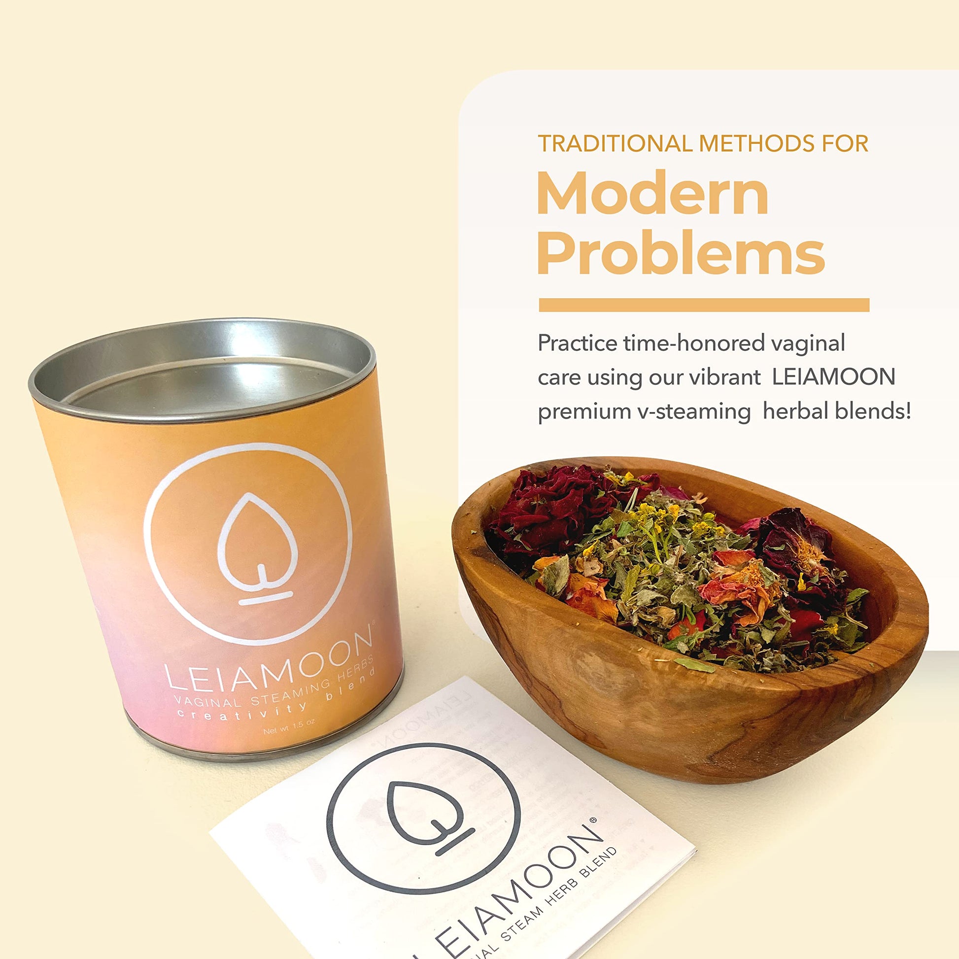 Yoni Steam Herbs Creativity Blend, Receptivity & Fertility Yoni Herbs for Cleansing and Toning Leiamoon buy supplements canada
