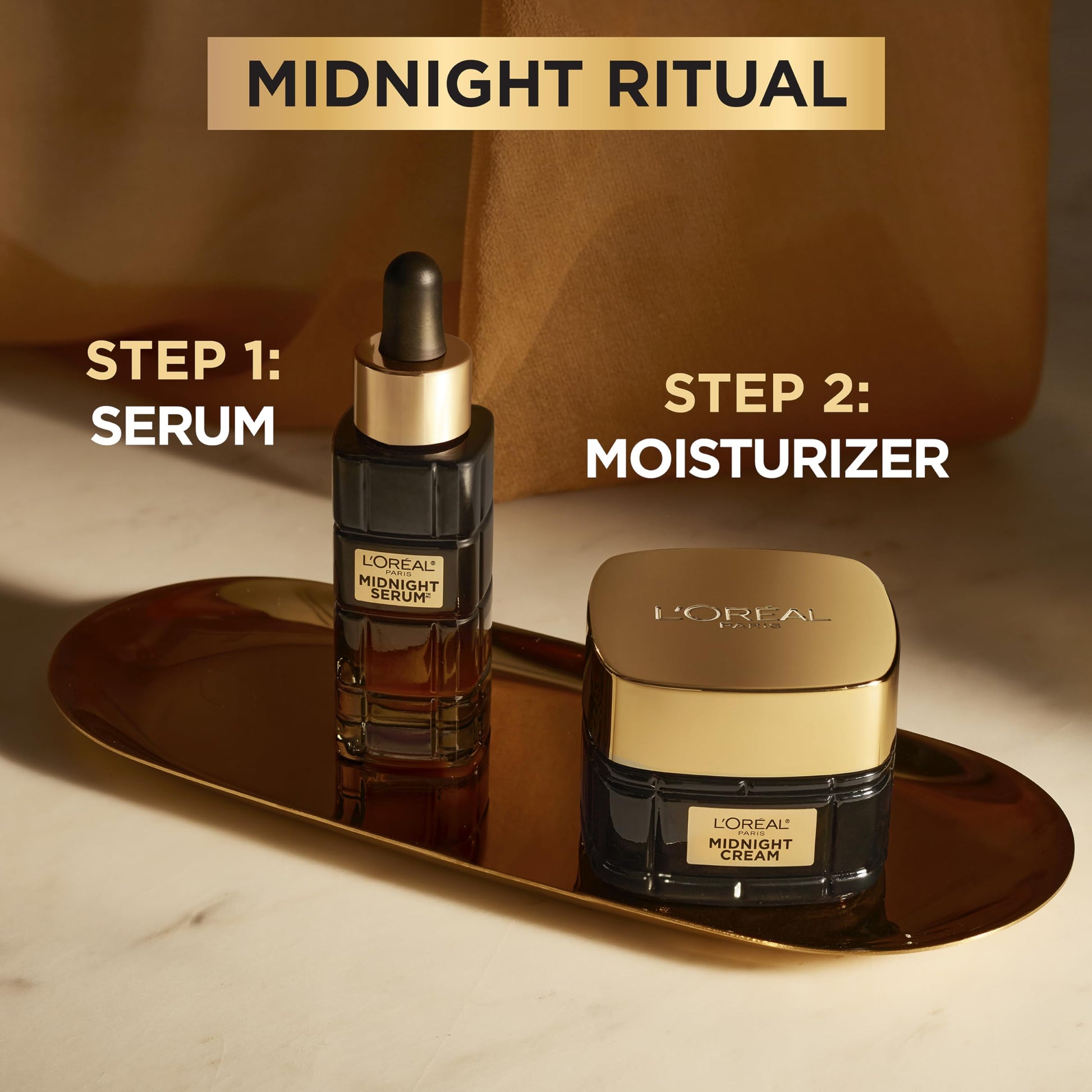 L'Oreal Paris Age Perfect Anti-Aging Midnight Cream, Face Moisturizer to Reduce Wrinkles and Firm Skin, 1.7oz + Serum Sample L'Oreal Paris buy supplements canada