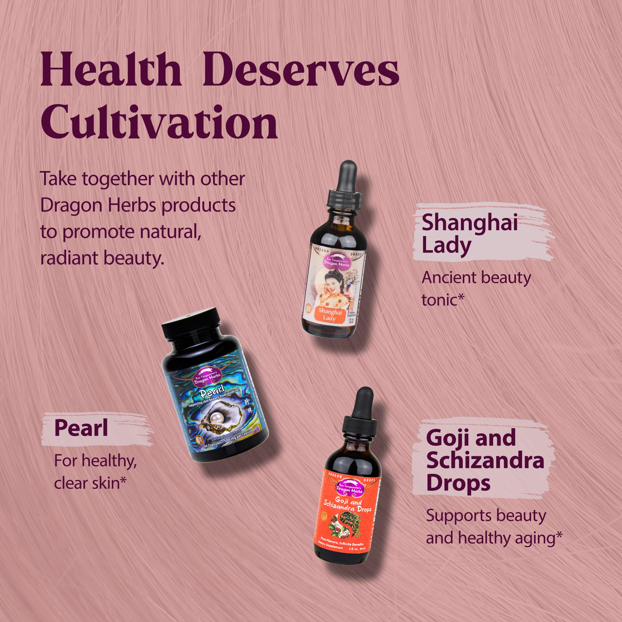 Dragon Herbs Hair and Nails | All Natural Supplement to Support Hair, Nails, Healthy Aging, and Circulation | All Natural Ingredients, Non-GMO (100 Capsules, 500 mg Per Capsule) Dragon Herbs buy supplements canada