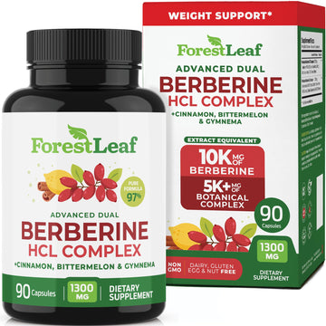ForestLeaf Berberine Supplement - 1300mg per Serving - Ultra High Potency Berberine HCl with Ceylon Cinnamon, Bitter Melon & Gymnema ForestLeaf buy supplements canada