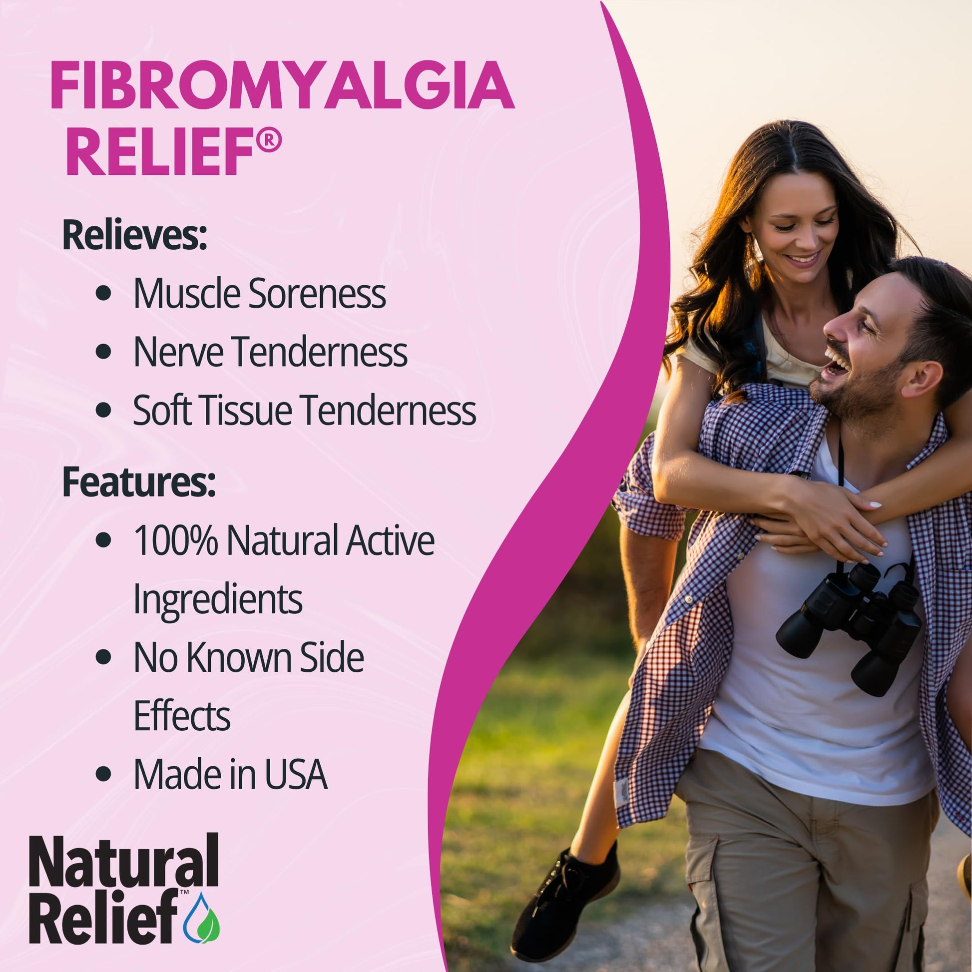 Fibromyalgia Relief for Temporary Relief of Muscle Soreness Discomfort Tenderness Difficulty Moving Joint Pain (3 Pack) TRP THE RELIEF PRODUCTS buy supplements canada