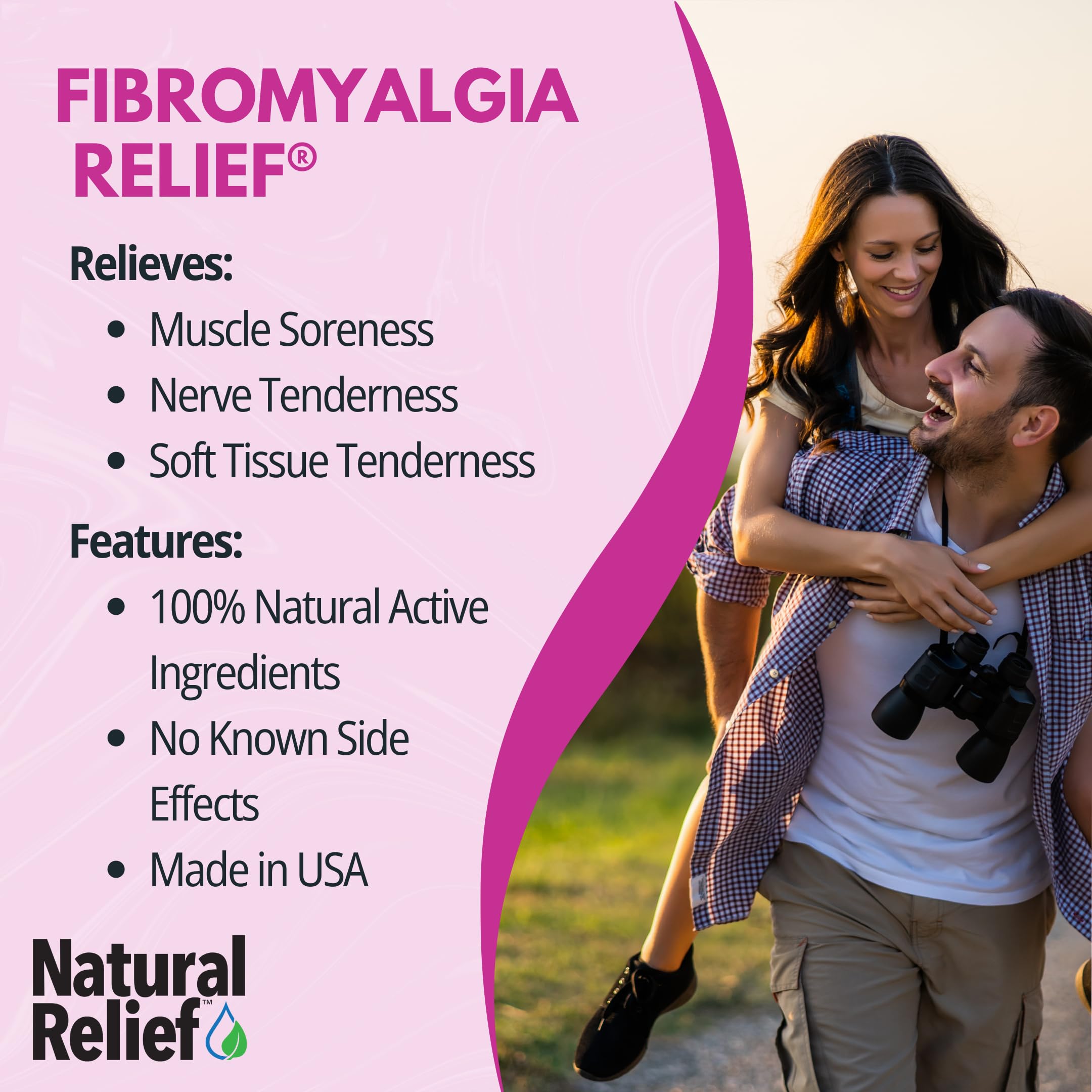 Fibromyalgia Relief for Temporary Relief of Muscle Soreness Discomfort Tenderness Difficulty Moving Joint Pain (3 Pack) TRP THE RELIEF PRODUCTS buy supplements canada