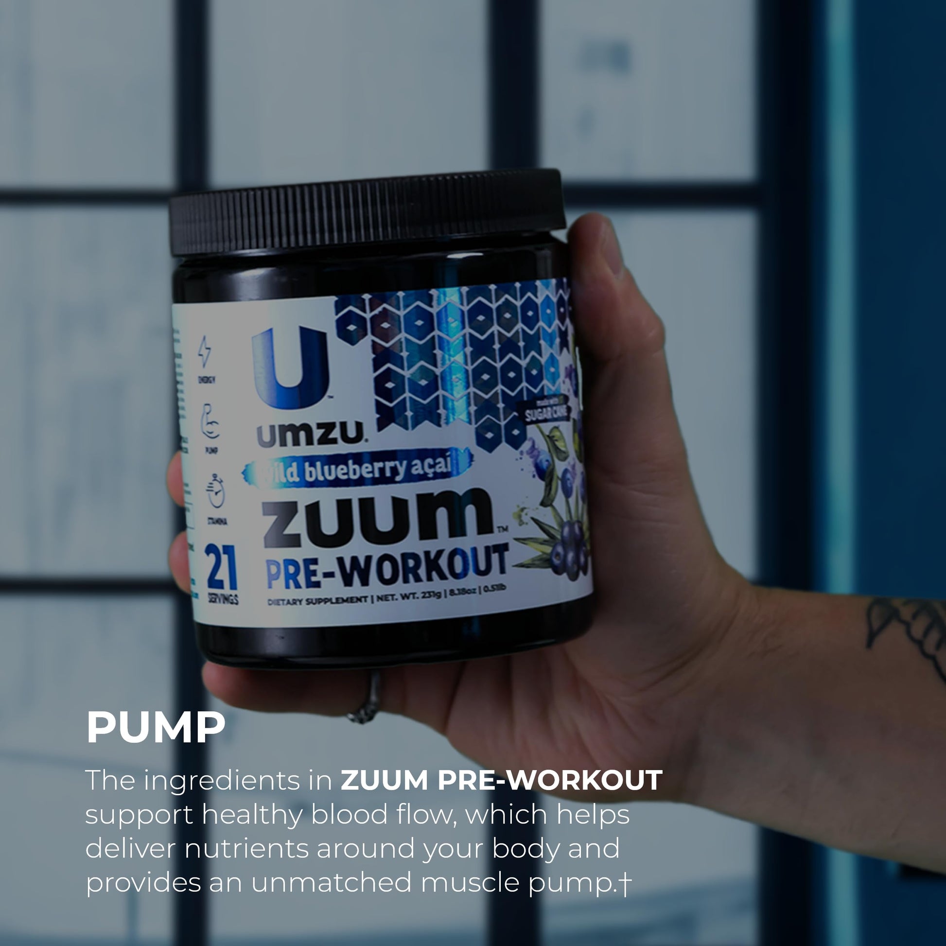 UMZU Zuum Pre-Workout Wild Blueberry Acai UMZU buy supplements canada