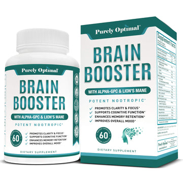 Premium Brain Supplement - Nootropic Brain Booster for Focus, Clarity, Improved Memory Purely Optimal buy supplements canada