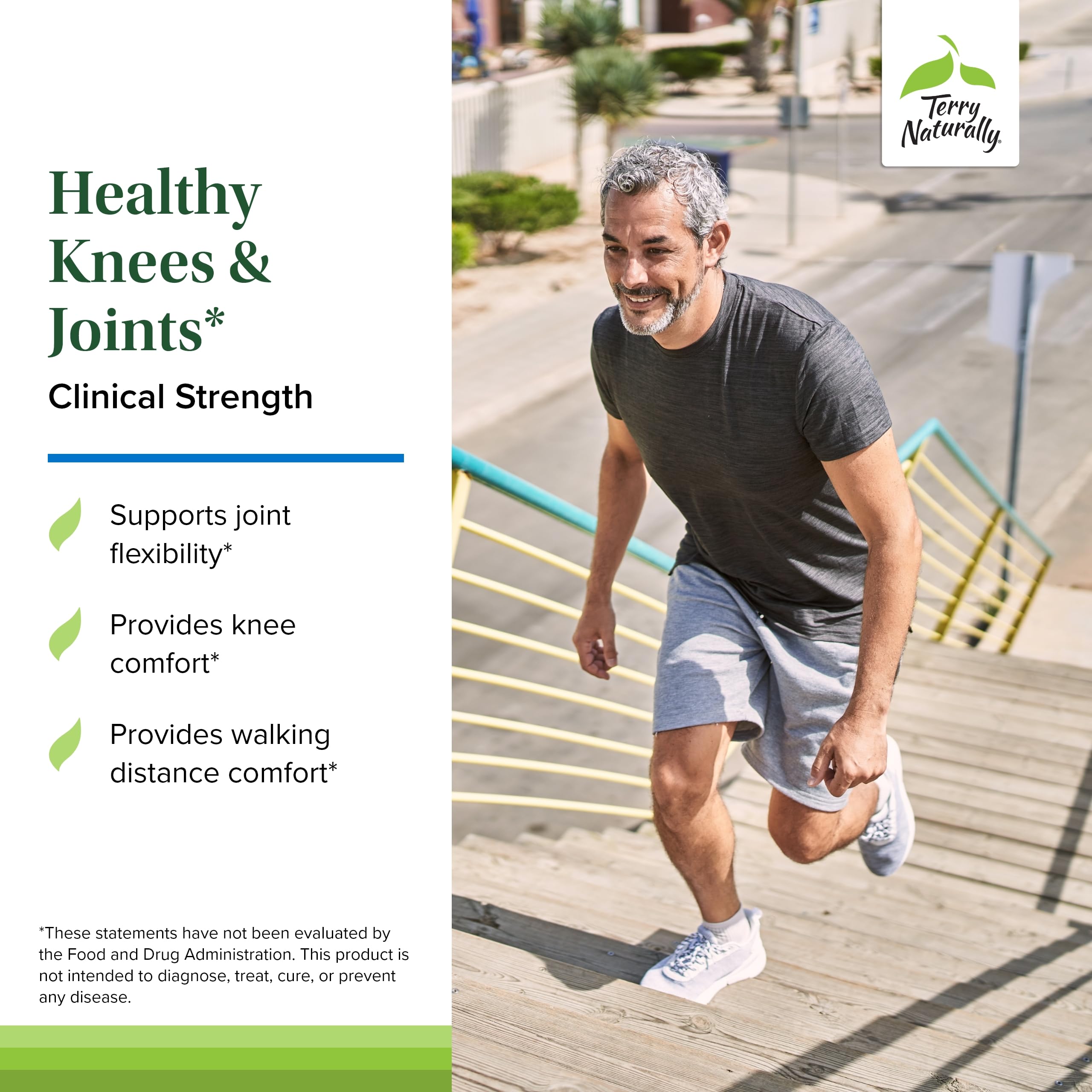 Terry Naturally Healthy Knees & Joints - Dietary Supplement to Support Bone Health & Joint Flexibility - Healthy Knee & Hip Aid with Calcium Fructoborate - 60 Capsules Terry Naturally buy supplements canada