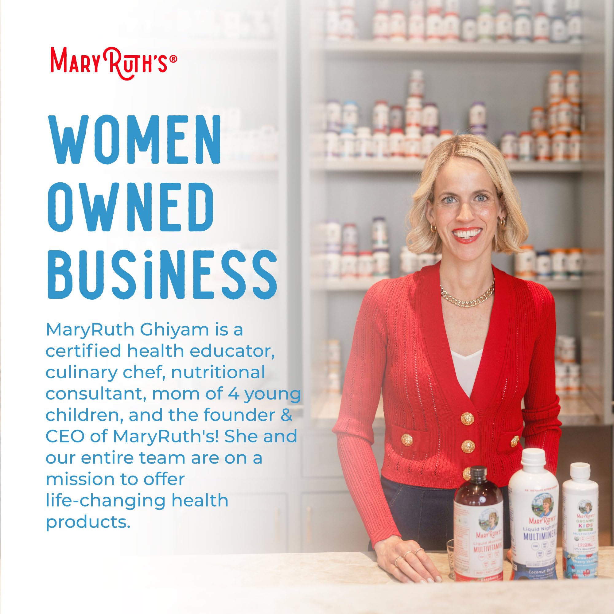 MaryRuth Organics Liquid Nighttime Multimineral | No Melatonin | Bedtime Routine | Magnesium Citrate | Calcium | Zinc | Vitamin D3| Available in 4 Flavors - Vegan | Sugar Free | Gluten Free | 32 Oz MARYRUTH'S buy supplements canada