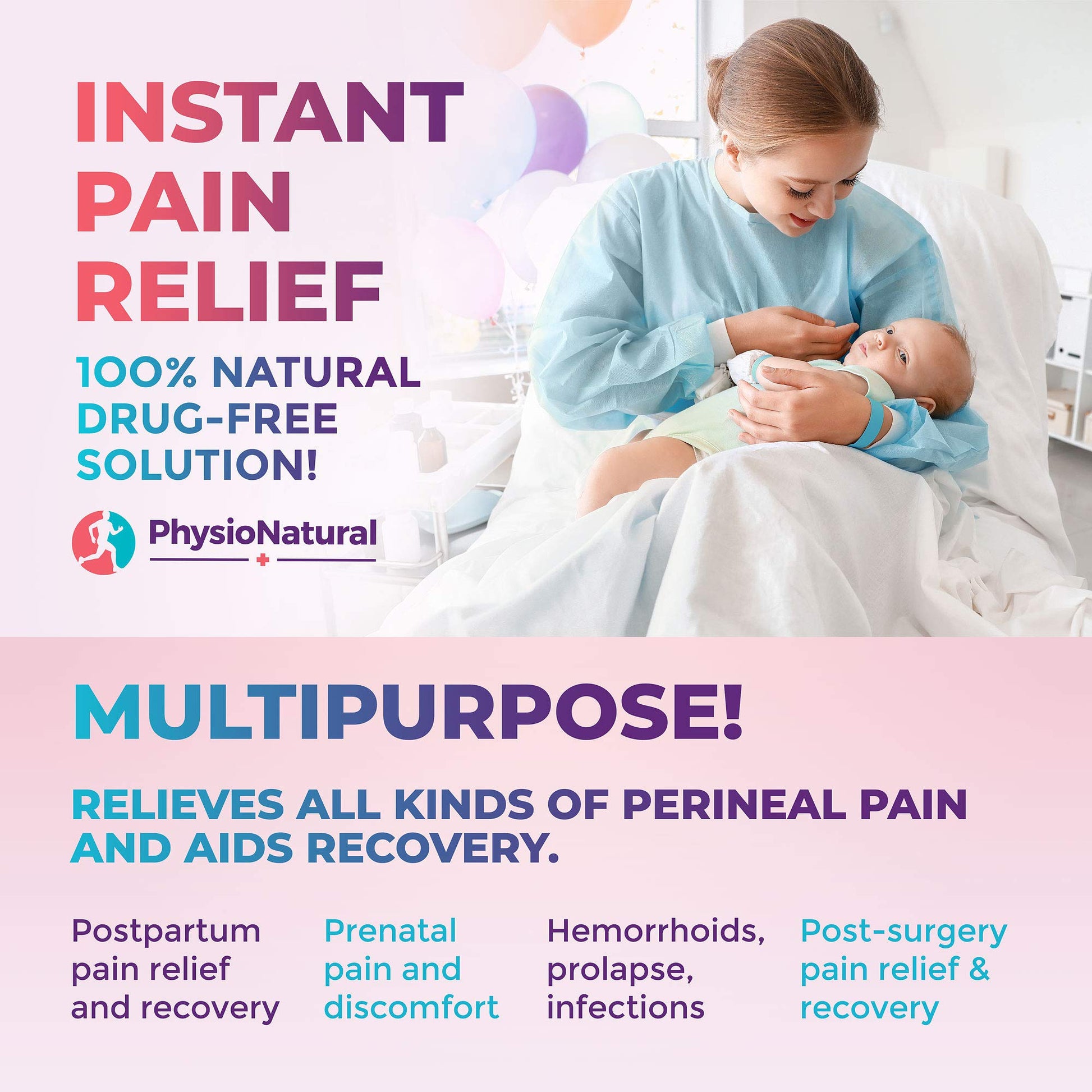 Reusable Perineal Ice Packs with Washable Sleeves – for Hemorrhoids, Postpartum Vaginal Pain PhysioNatural buy supplements canada