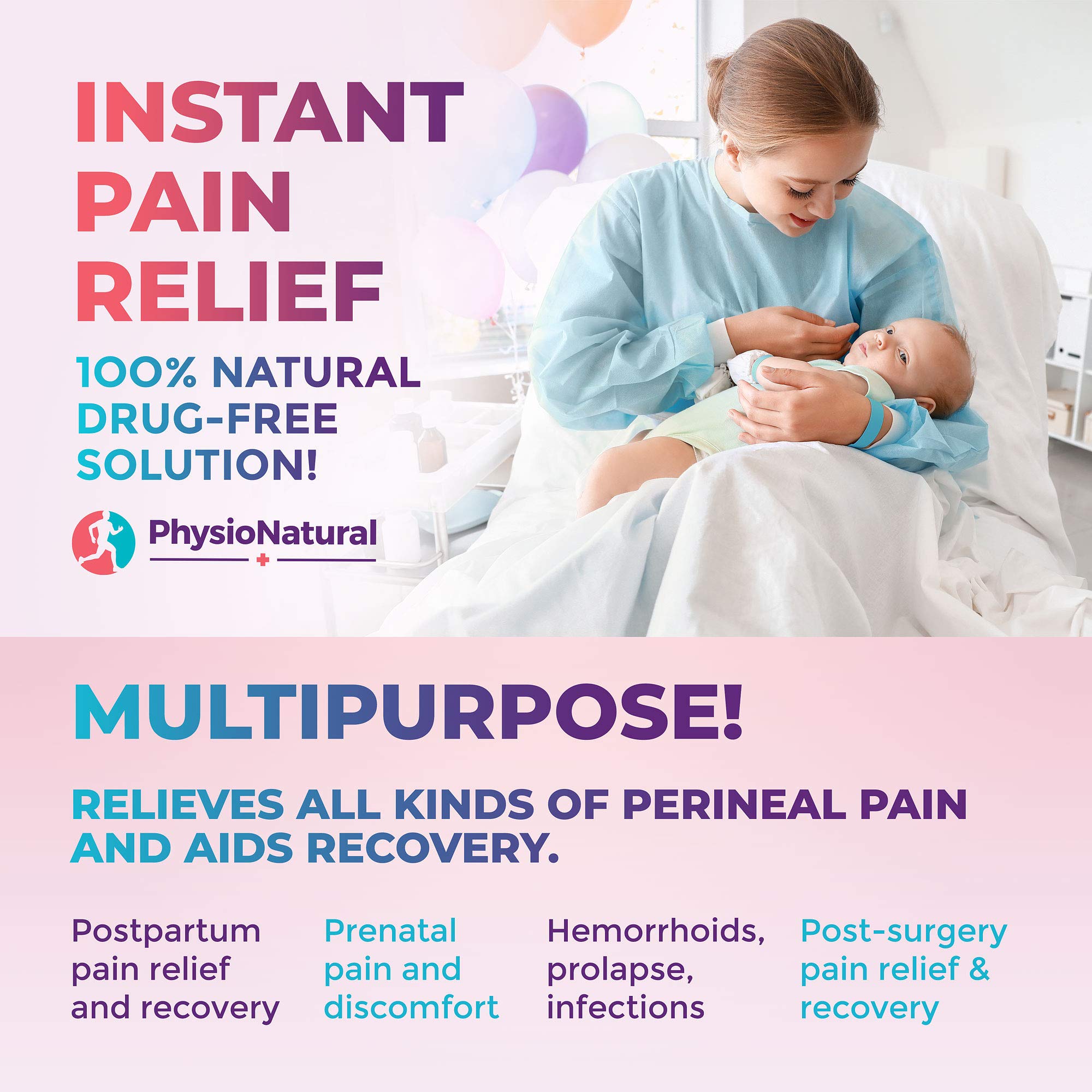 Reusable Perineal Ice Packs with Washable Sleeves – for Hemorrhoids, Postpartum Vaginal Pain PhysioNatural buy supplements canada
