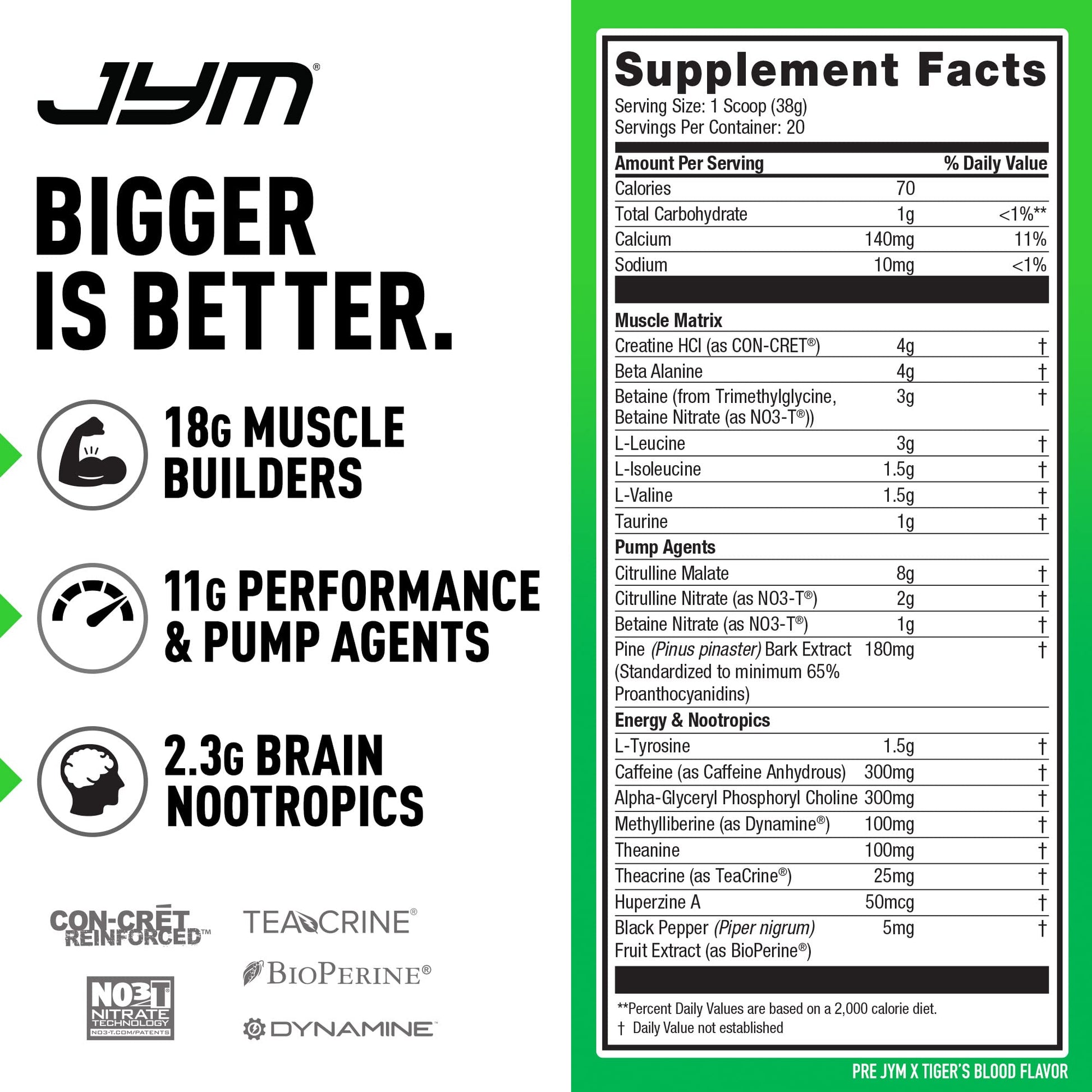 PRE JYM X - Tiger's Blood JYM Supplement Science buy supplements canada