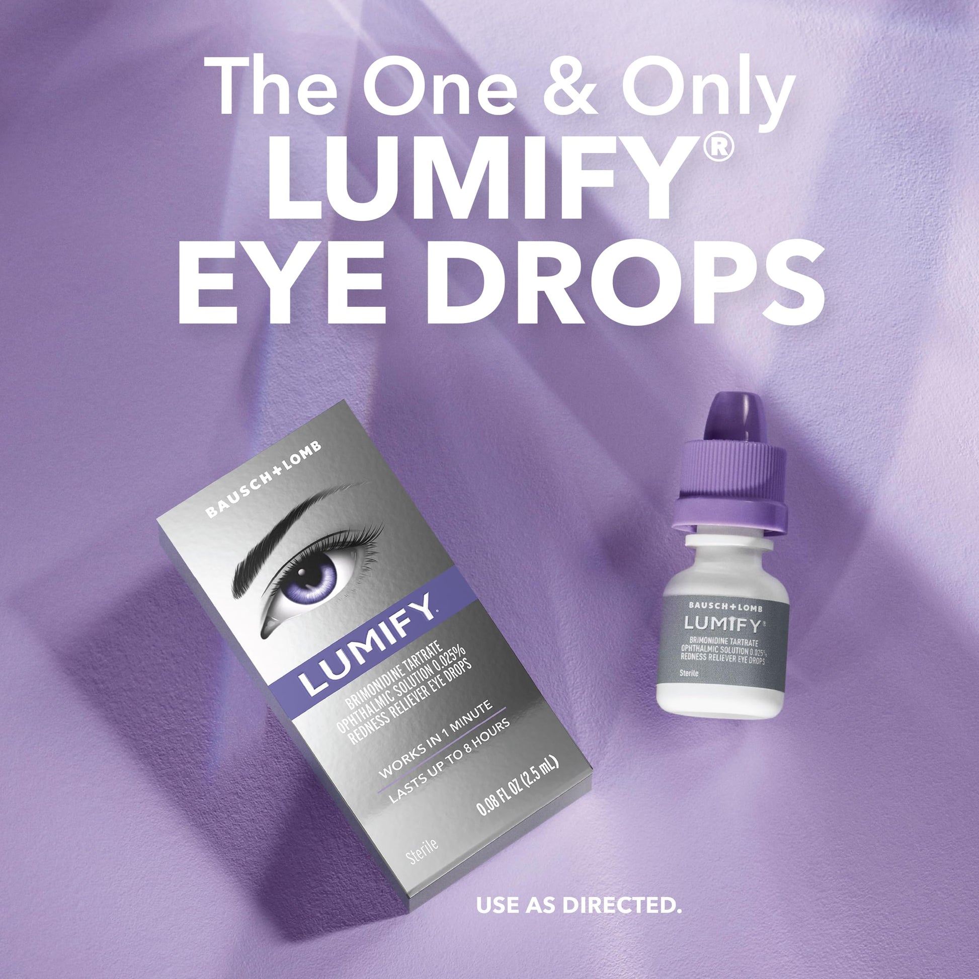 LUMIFY Eye Drops for Red Eyes, Redness Reliever for Brighter Looking Eyes, Works in 1 Minute & Lasts Up to 8 Hours, Eye Drops, 0.17 Fl Oz (5 mL) LUMIFY buy supplements canada