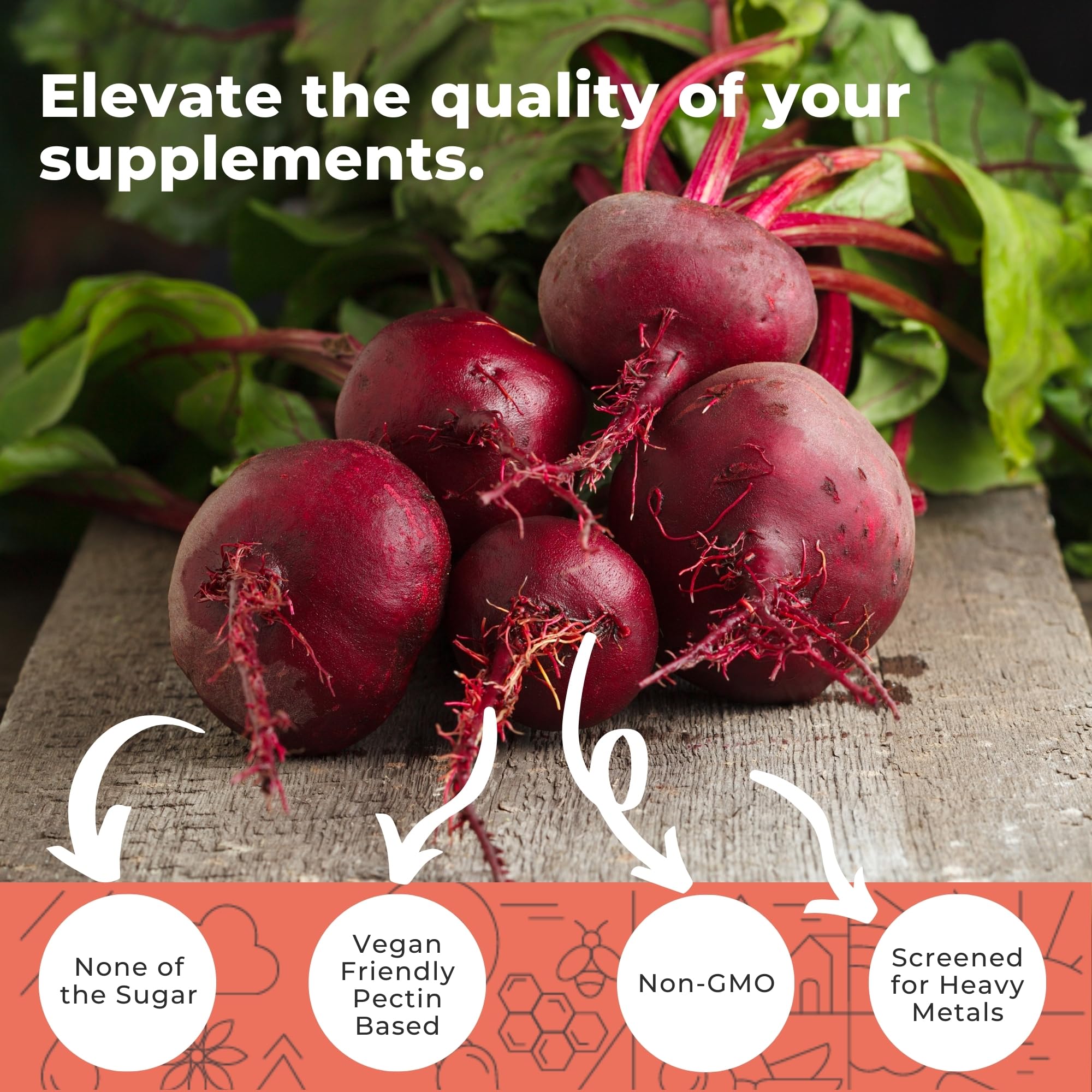 Eleva Nutrition Sugar-Free Beet Root Gummies- Vitamin C & B9- Memory & Focus Chews- Nitric Oxide -Energy Beet Supplement- 90 Organic Beetroot Chews for Men & Women Eleva Nutrition buy supplements canada