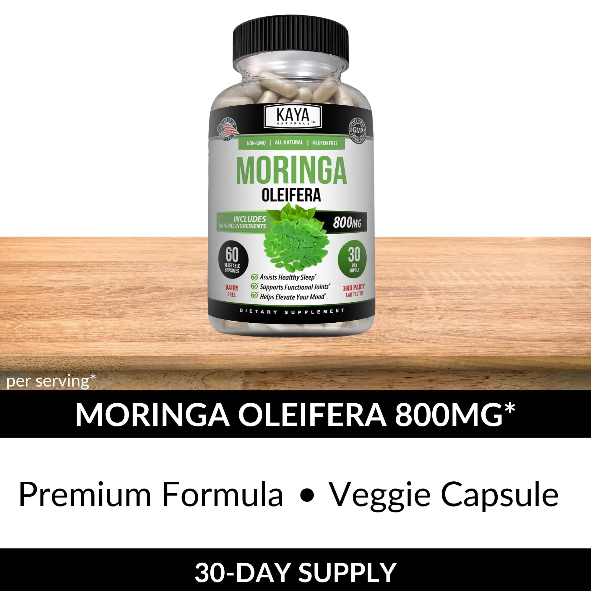 Kaya Naturals Moringa Leaf Extract - Complete Greens Superfood Supplement - Pure Miracle Tree Moringa - Boost Energy Naturally Kaya Naturals buy supplements canada