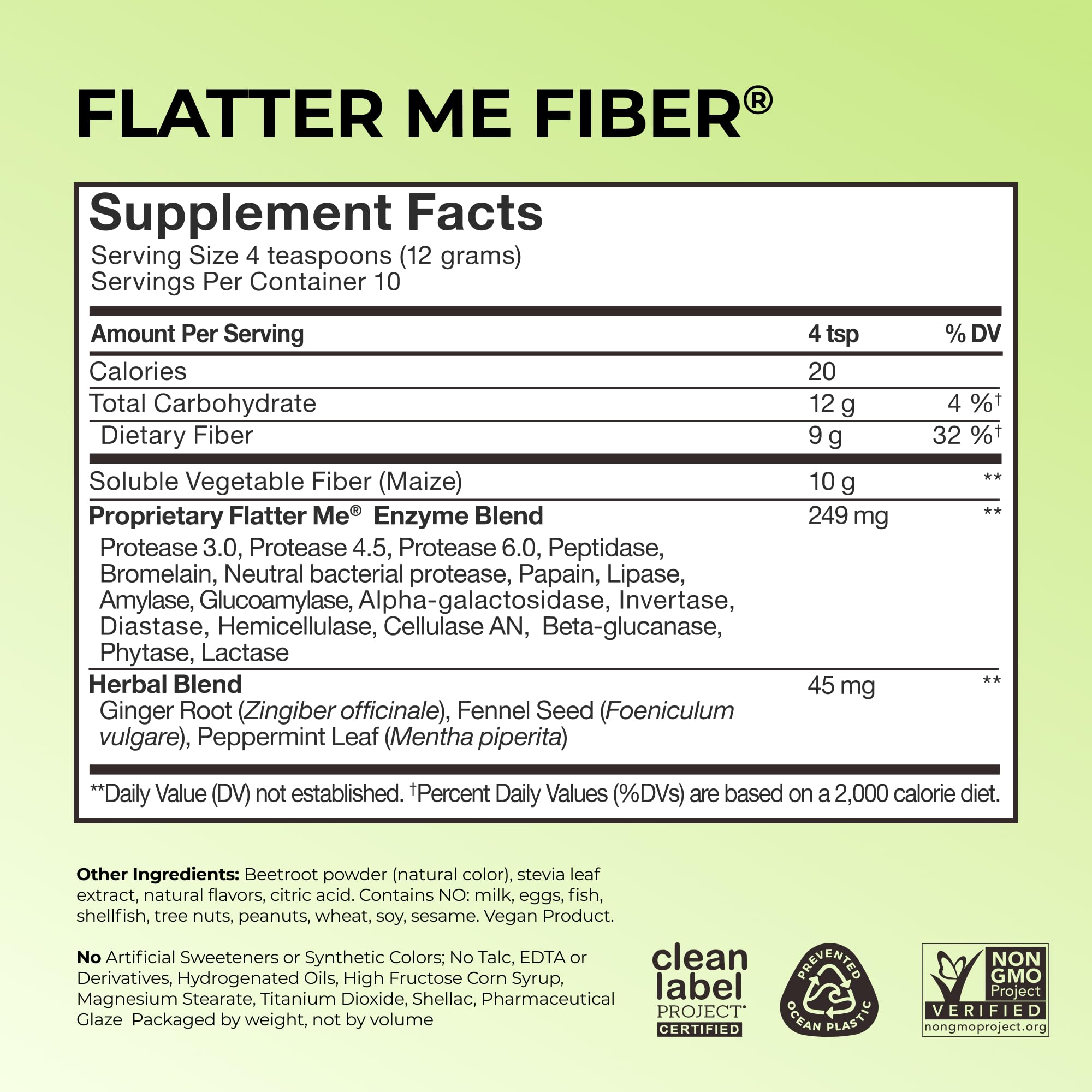 HUM Flatter Me Fiber Supplement for Women & Men, Prebiotics & Digestive Enzymes to Support Weight & Bloating, Digestive & Gut Health, Fiber Powder Drink Mix, Strawberry Lemon - 10 Servings HUM buy supplements canada