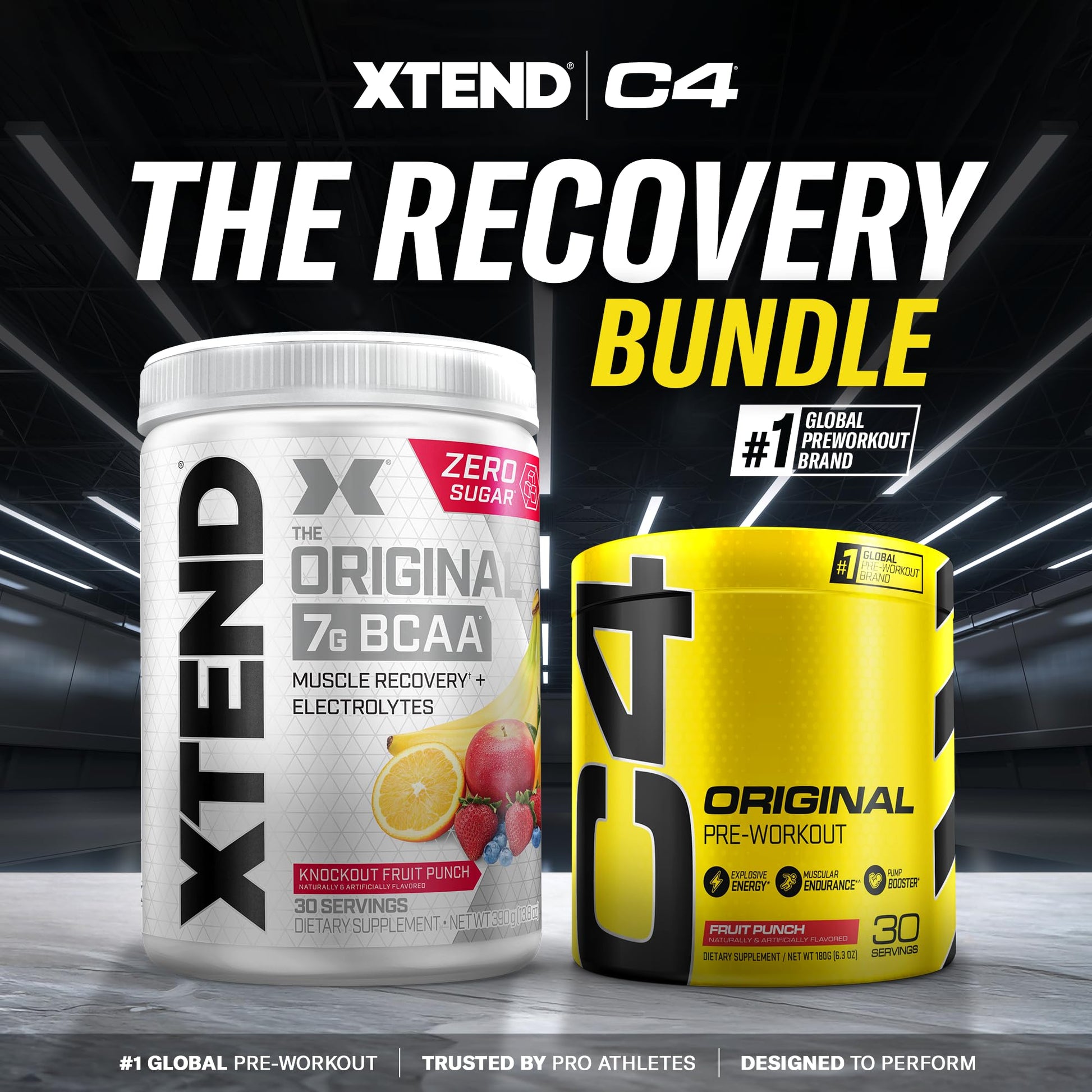 Cellucor Pre Workout & BCAA Bundle, C4 Original Pre Workout Powder, Fruit Punch Scivation buy supplements canada