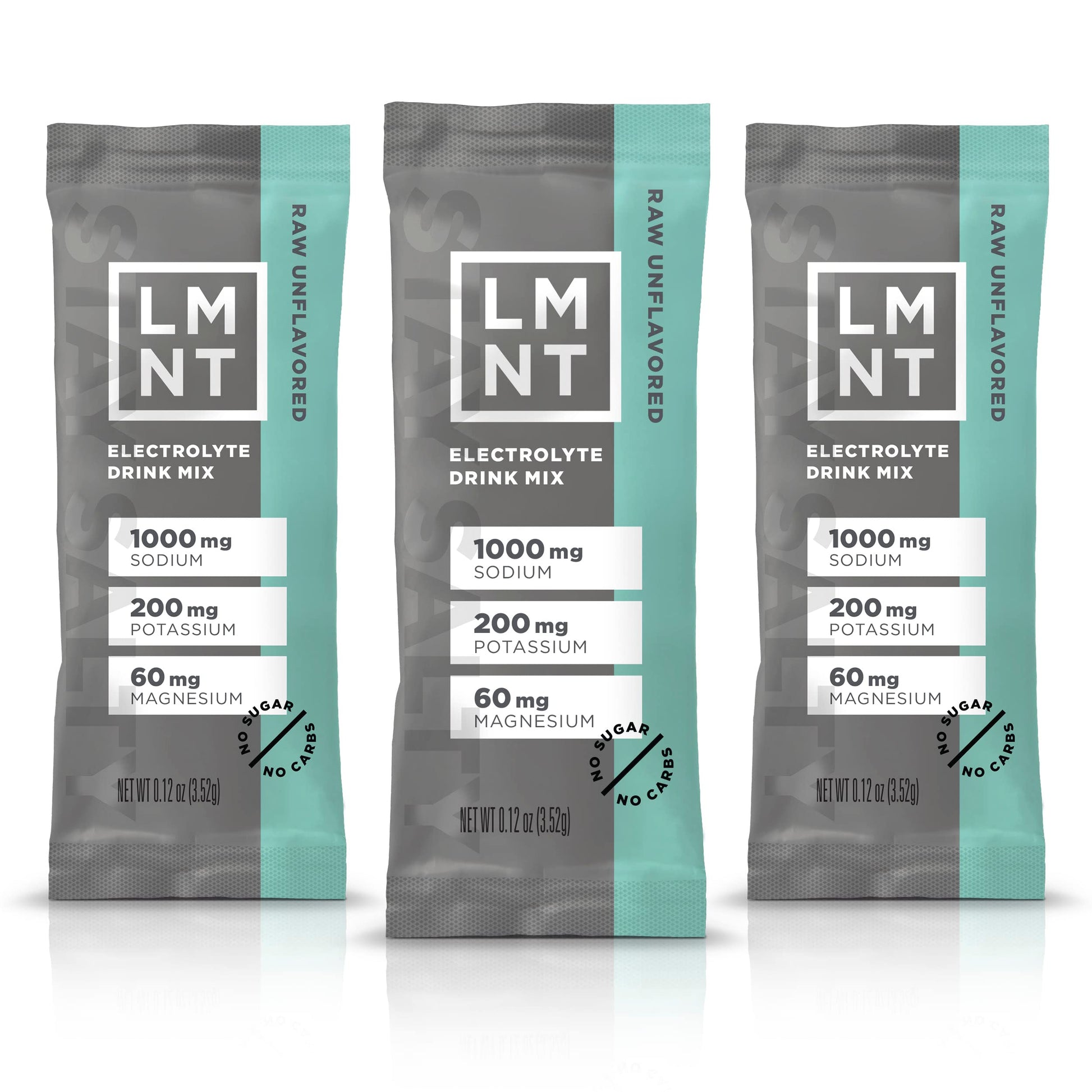 LMNT Zero-Sugar Electrolytes - Raw Unflavored Salt - Hydration Powder Packets Drink LMNT buy supplements canada