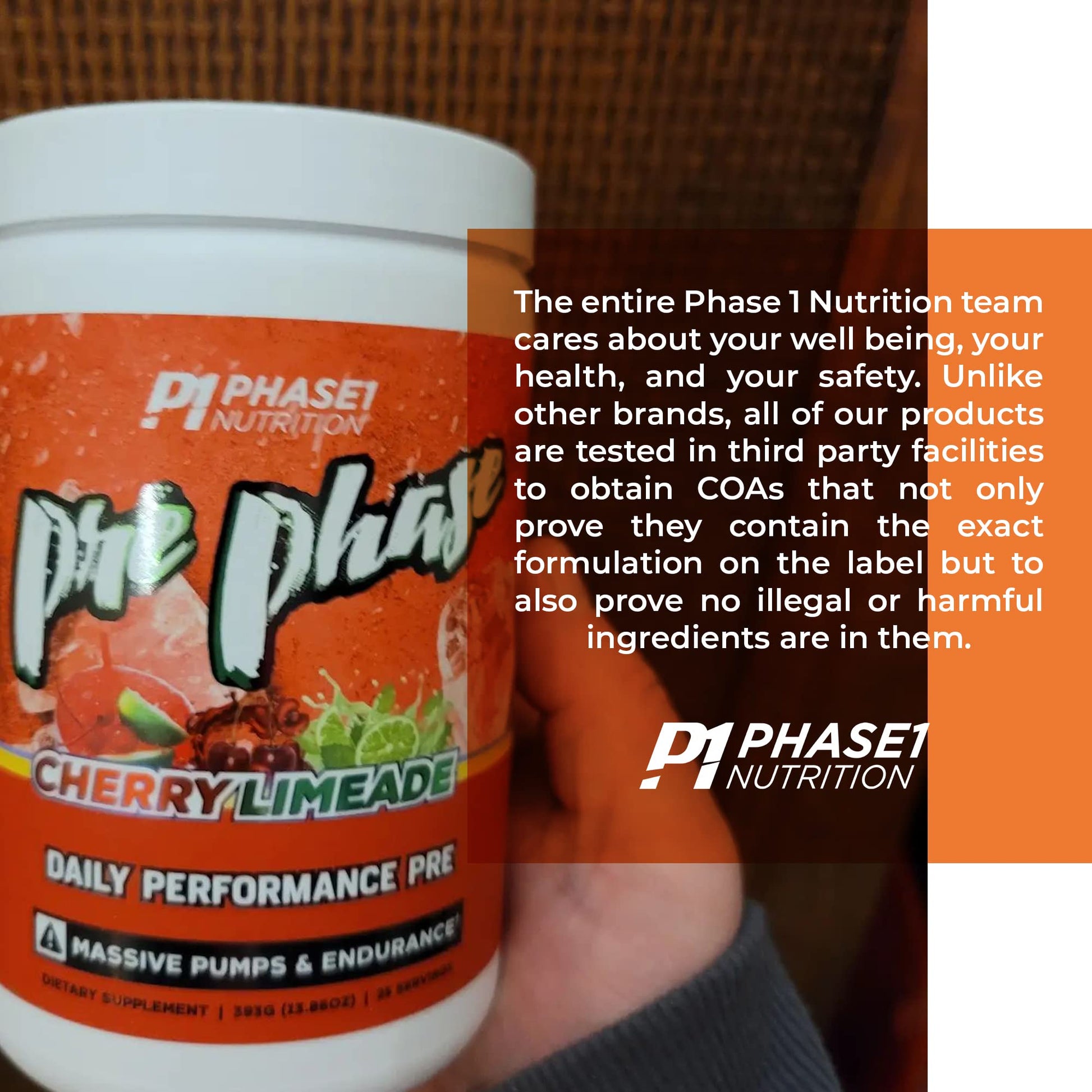 Pre Phase Daily Driver Preworkout - Phase 1 Nutrition (Cherry Limeade, 25 Servings) Phase One Nutrition buy supplements canada