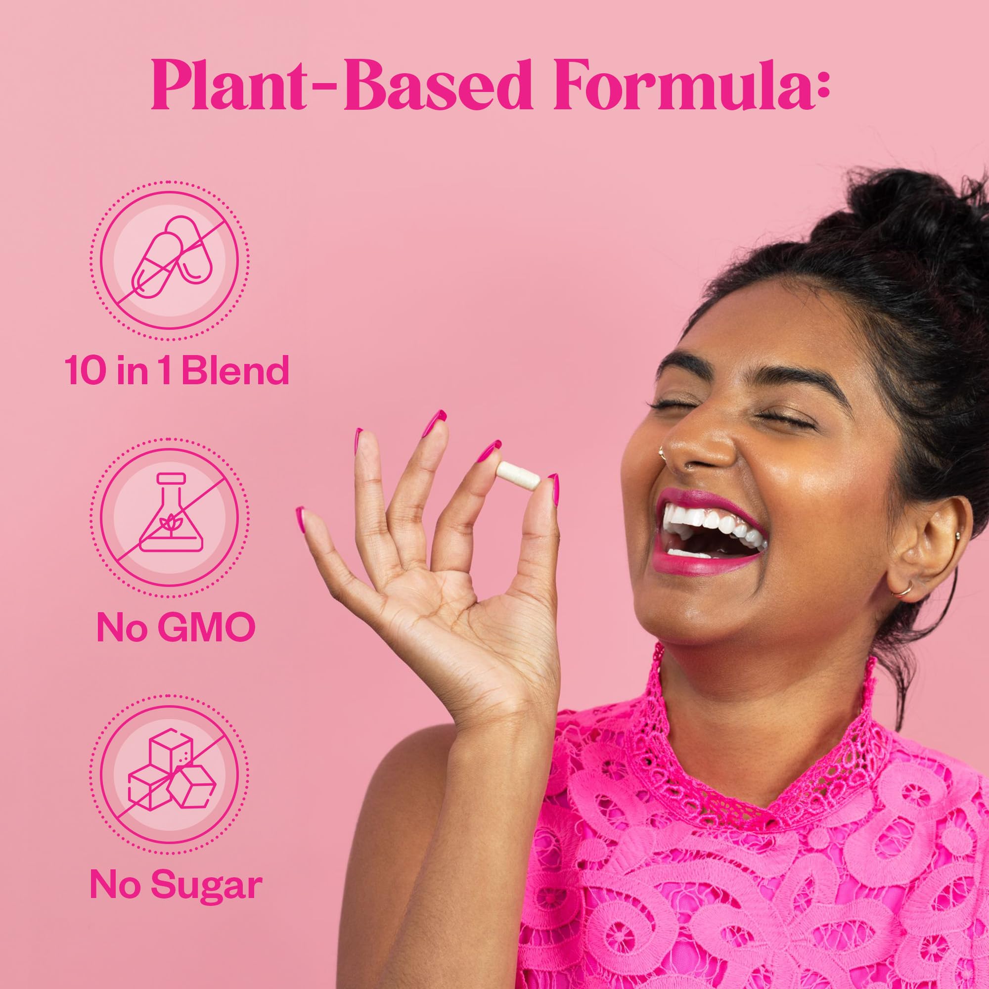 My Happy Flo PMS Support Supplement for Women with Iron, PMS Relief Hormone Support for Women, 10-in-1 PMDD Supplements for Women | DIM & I3C Indole-3-Carbinol for Cramp Relief, Heavy Flow - 60 Caps My Happy Flo buy supplements canada