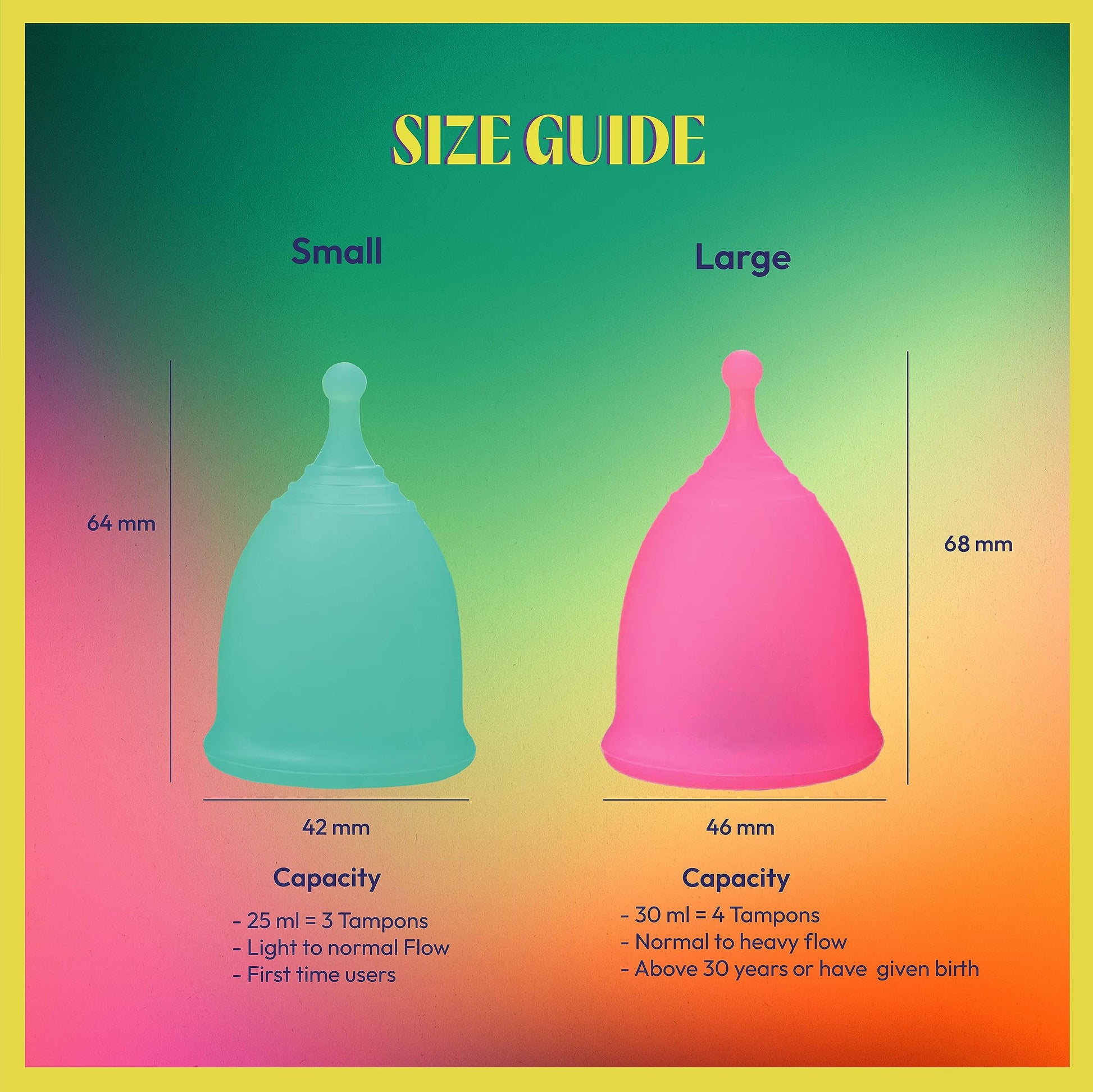 JAZZ Cup Soft Menstrual Cups – with Sterilizer Case & Cotton Pouch – Reusable, 12-Hour Protection JAZZ cup buy supplements canada