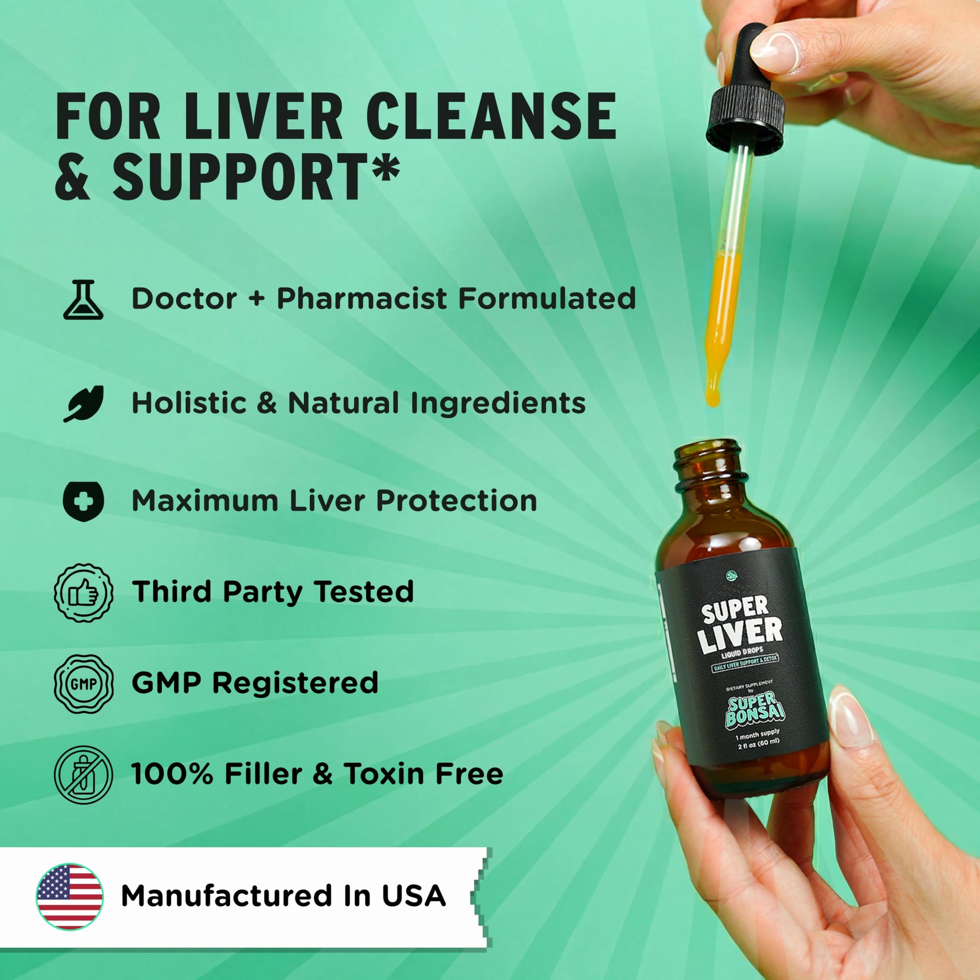 SuperBonsai Super Liver Support with Milk Thistle - All Natural Liver Cleanse Detox & Repair Aid - Doctor-Formulated Liver Supplement SuperBonsai buy supplements canada