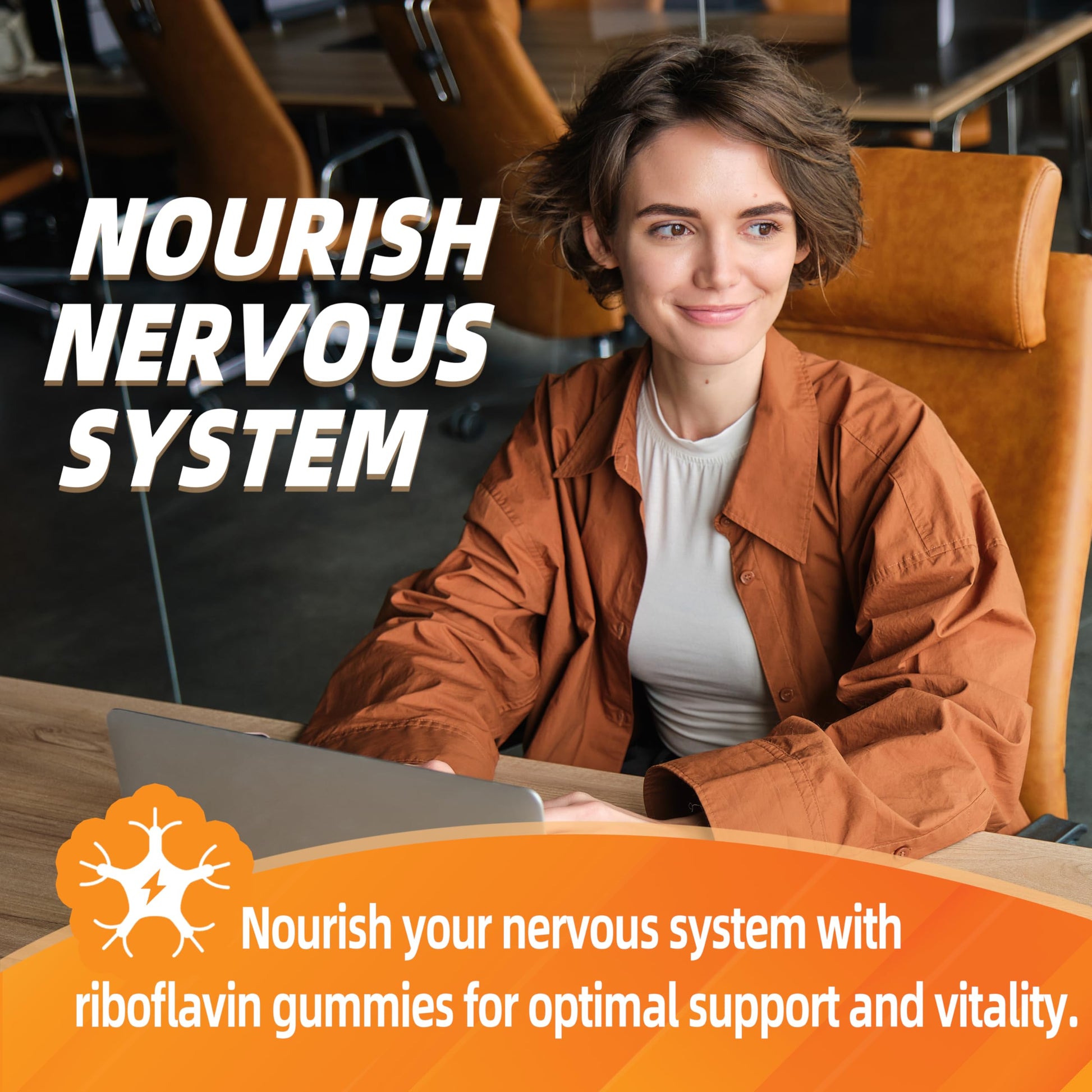 Joywiit Vitamin B2 Gummies | Riboflavin 400mg | B2 Vitamin 400mg Chewable for Adults and Kids, Migraine Relief & Energy and Nervous System Support Joywiit buy supplements canada