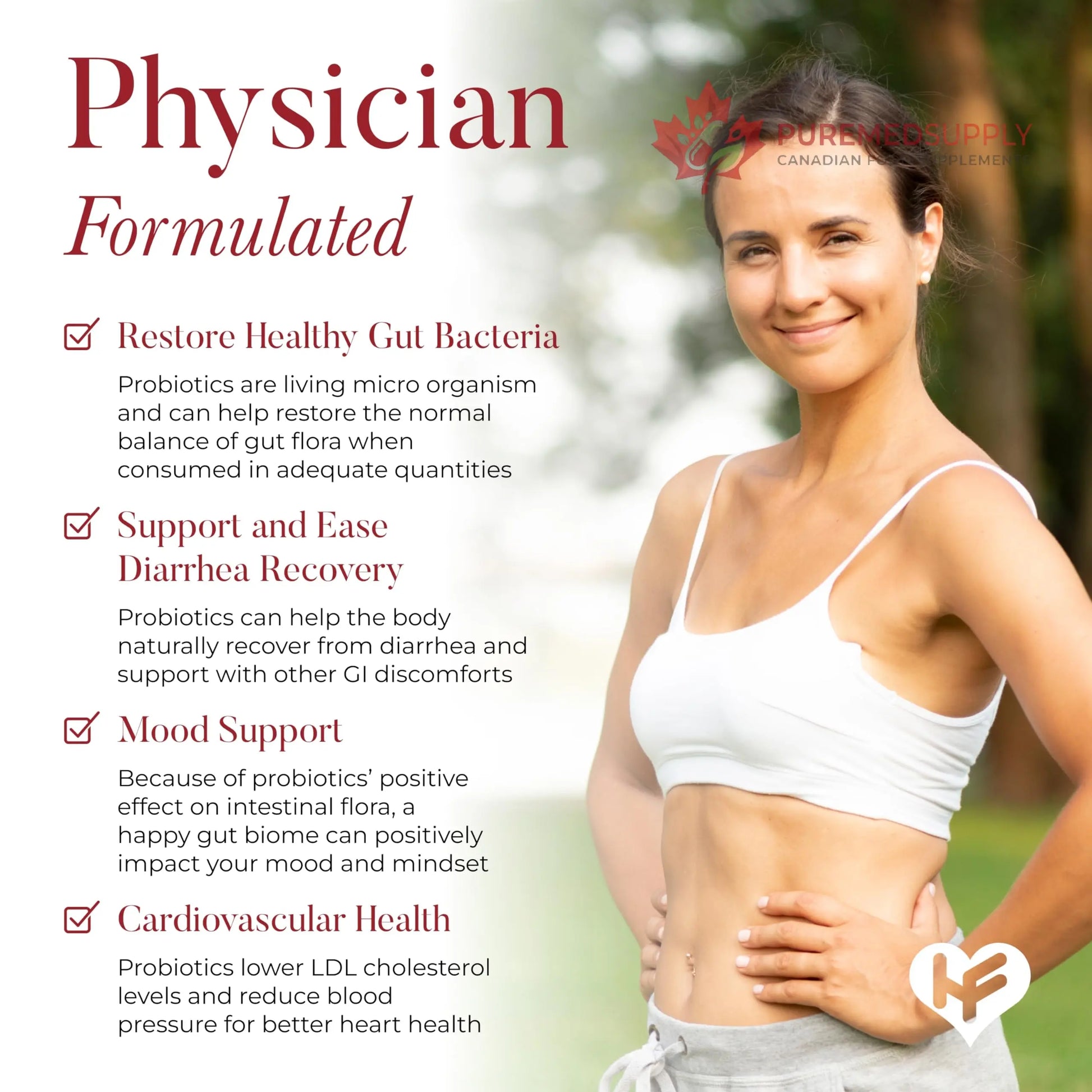 HealFast Physician Formulated Probiotic Supplement - 40 Billion CFU - Live Prebiotics and Probiotics for Men and Women - Probiotics for Gut Health - Non-GMO and Vegan - 30 Day Supply HealFast buy supplements canada