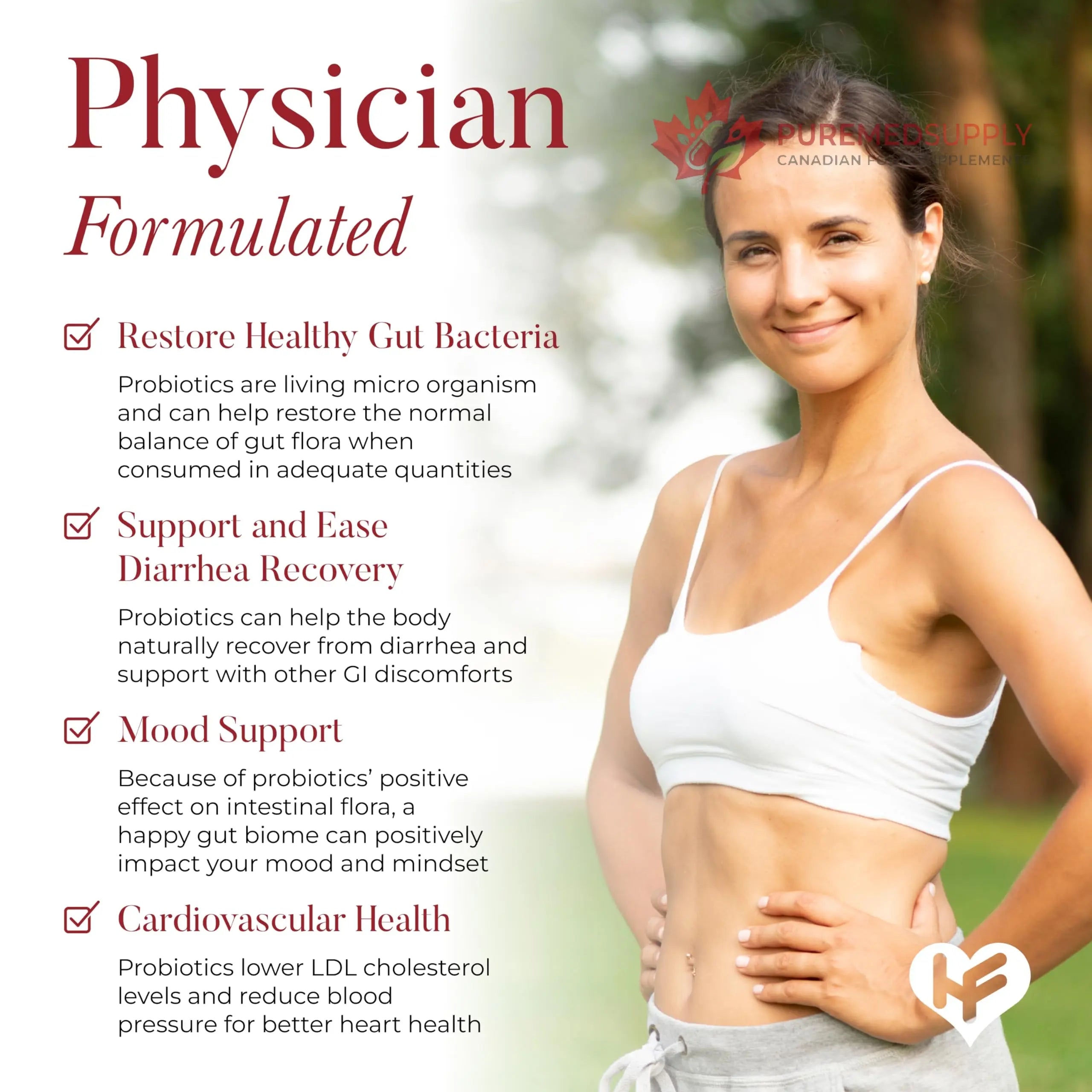 HealFast Physician Formulated Probiotic Supplement - 40 Billion CFU - Live Prebiotics and Probiotics for Men and Women - Probiotics for Gut Health - Non-GMO and Vegan - 30 Day Supply HealFast buy supplements canada