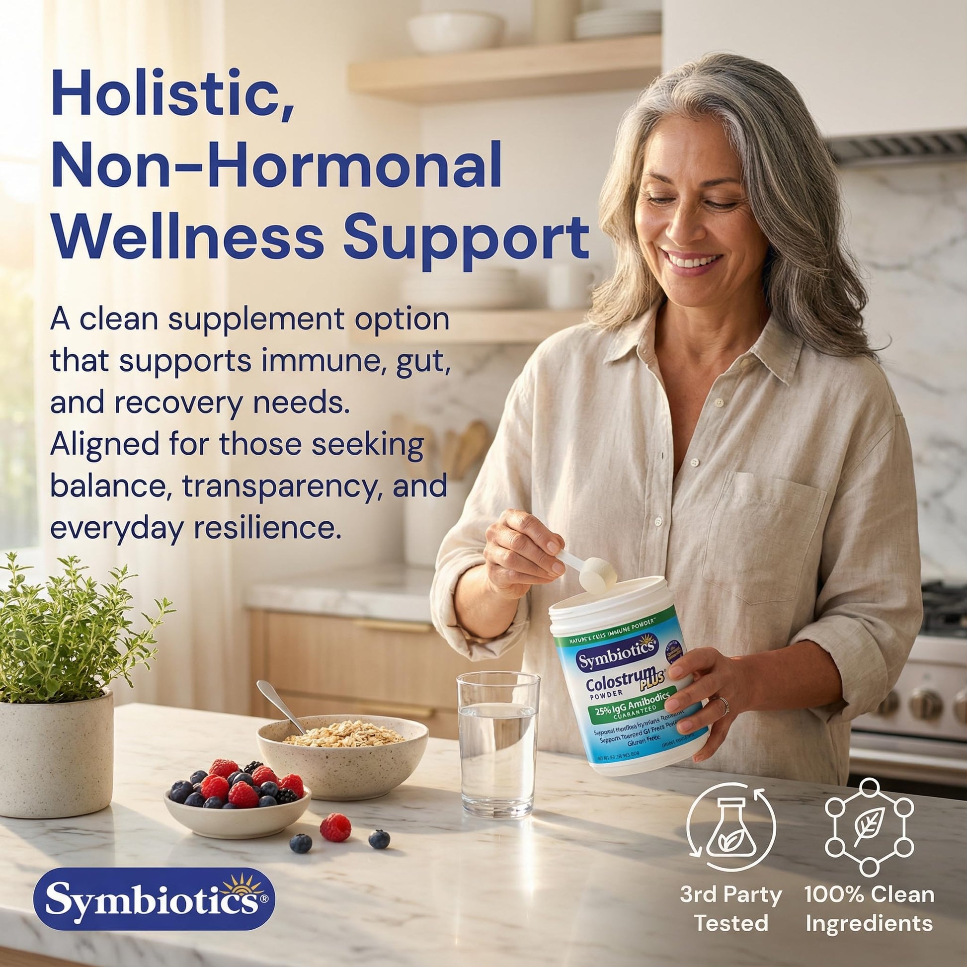 Symbiotics Colostrum Plus Powder 2.25 oz – Immune & Muscle Recovery Support, 25% IgG Immunoglobulins, Gut Health & Training Resilience, Unflavored, Gluten Free - 2.25 oz Symbiotics buy supplements canada