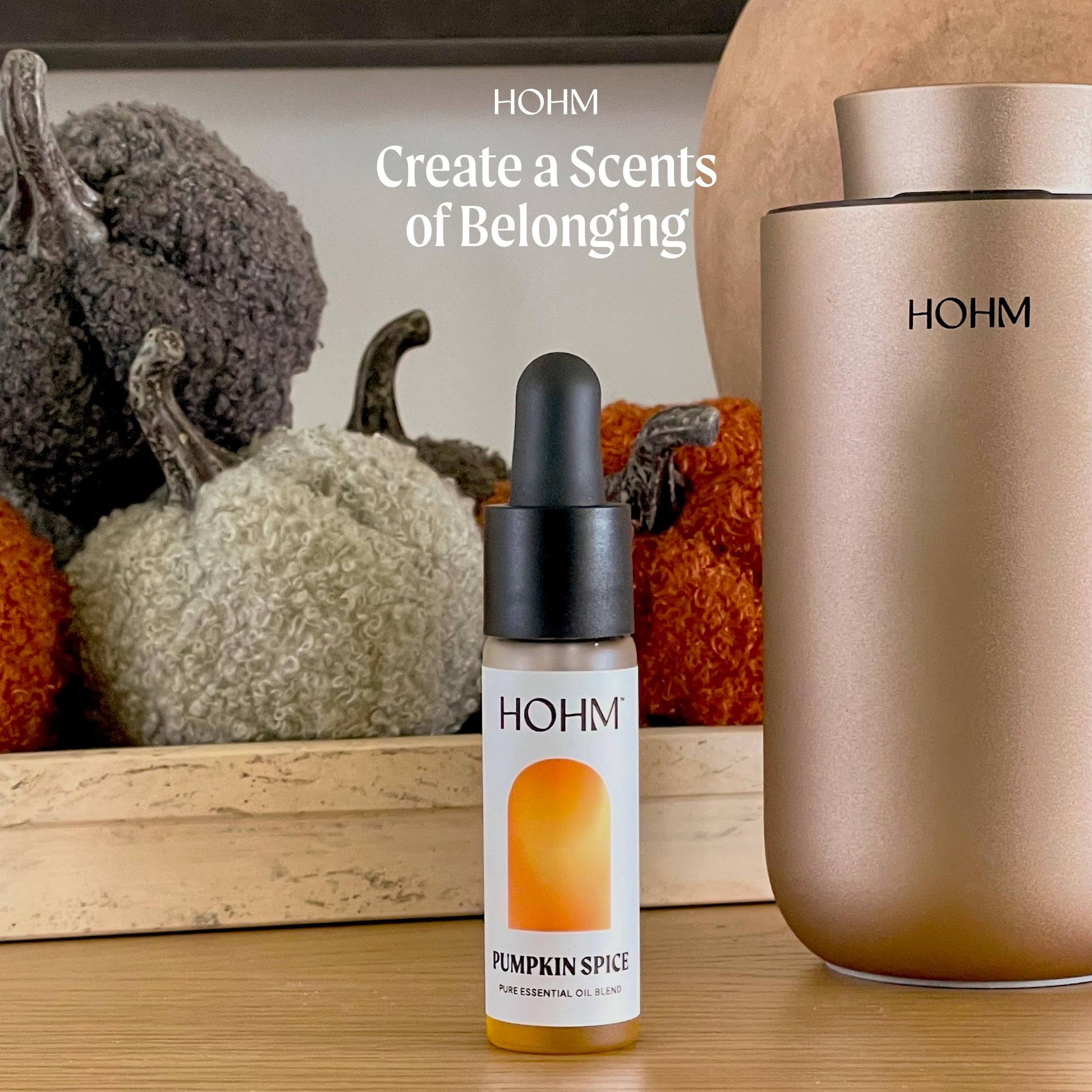 Hohm Pumpkin Spice Essential Oil Blend - Natural, Pure Essential Oil for Your Home Diffuser Hohm buy supplements canada