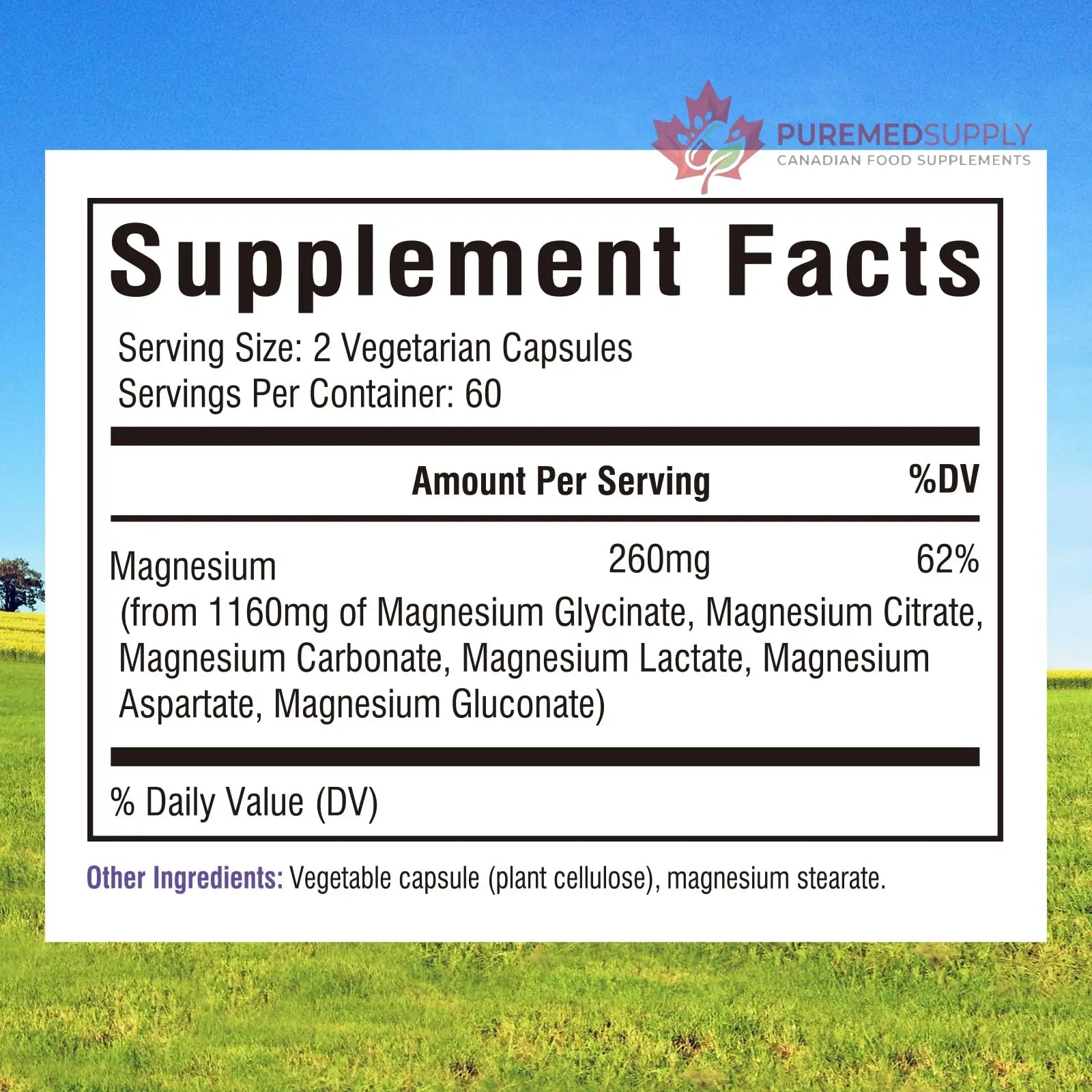 Innate Vitality Magnesium Complex 6-in-1, 1160mg Per Serving, Rest & Digestion, Magnesium Glycinate & Citrate, High Absorption, 120 Vegan Capsules Innate Vitality buy supplements canada