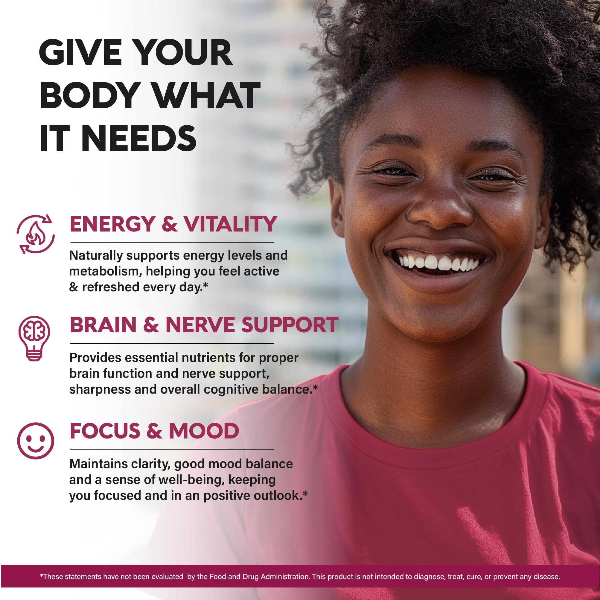 Vitamin B Complex for Men & Women - Riboflavin B2, B12, B1, B3, B5, B6, B7, B8, B9 | Vitamin C, Choline, Inositol - B-Complex Supplement - Energy, Brain & Heart Support - Made in USA, 60 Vegan Caps NUTRAHARMONY buy supplements canada