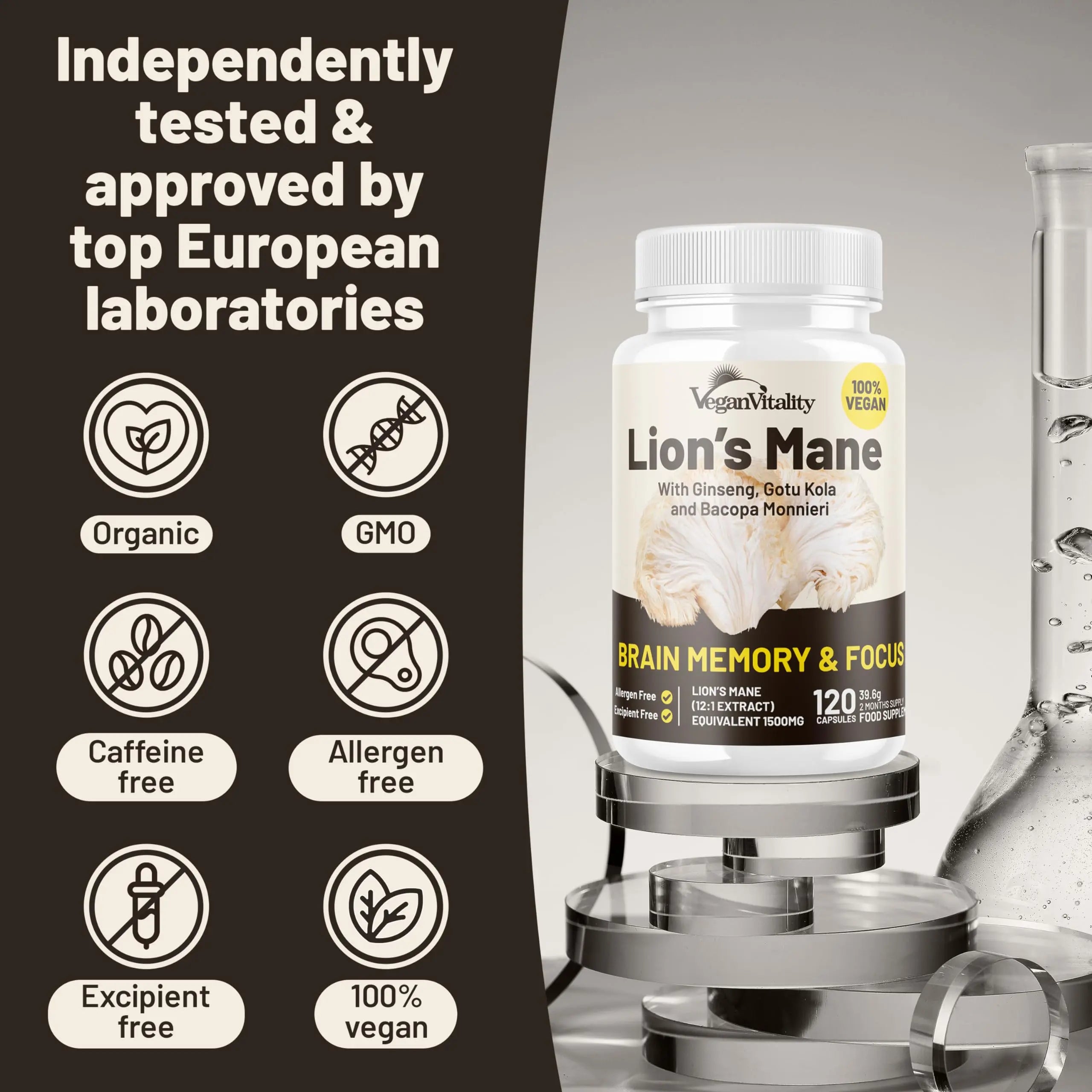 Vegan Vitality Lion's Mane x General Health Combo Bundle - 6 Months Lion's Mane and Multivitamins Vegan Vitality buy supplements canada