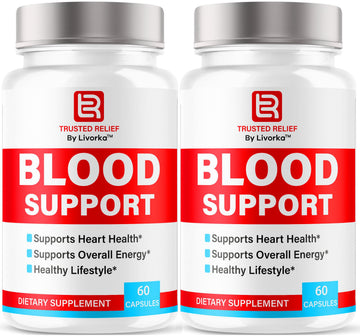 (2 Pack) Trusted Relief Blood Support Capsules - Official TrustedRelief Blood Support Vitamin Pills, Natural Trusted Relief Advanced Premium Formula Wellness & Overal Health, 120 Capsules For 2 Months LIVORKA buy supplements canada