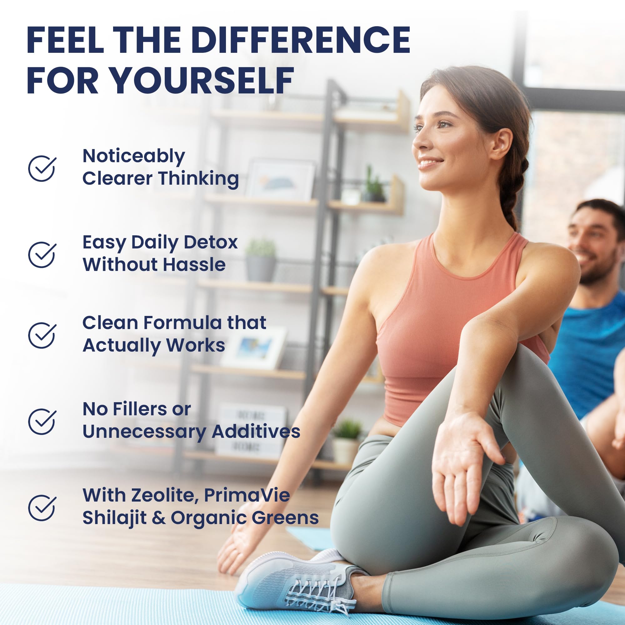 Ultra Human Daily Wellness Support – Heavy Metal Detox Cleanse, with Zeolite, Shilajit, Organic Chlorella & Spirulina, NAC & Alpha Lipoic. Supports Daily Detox, Cognition, Immune System -(Made in USA) Ultra Human buy supplements canada