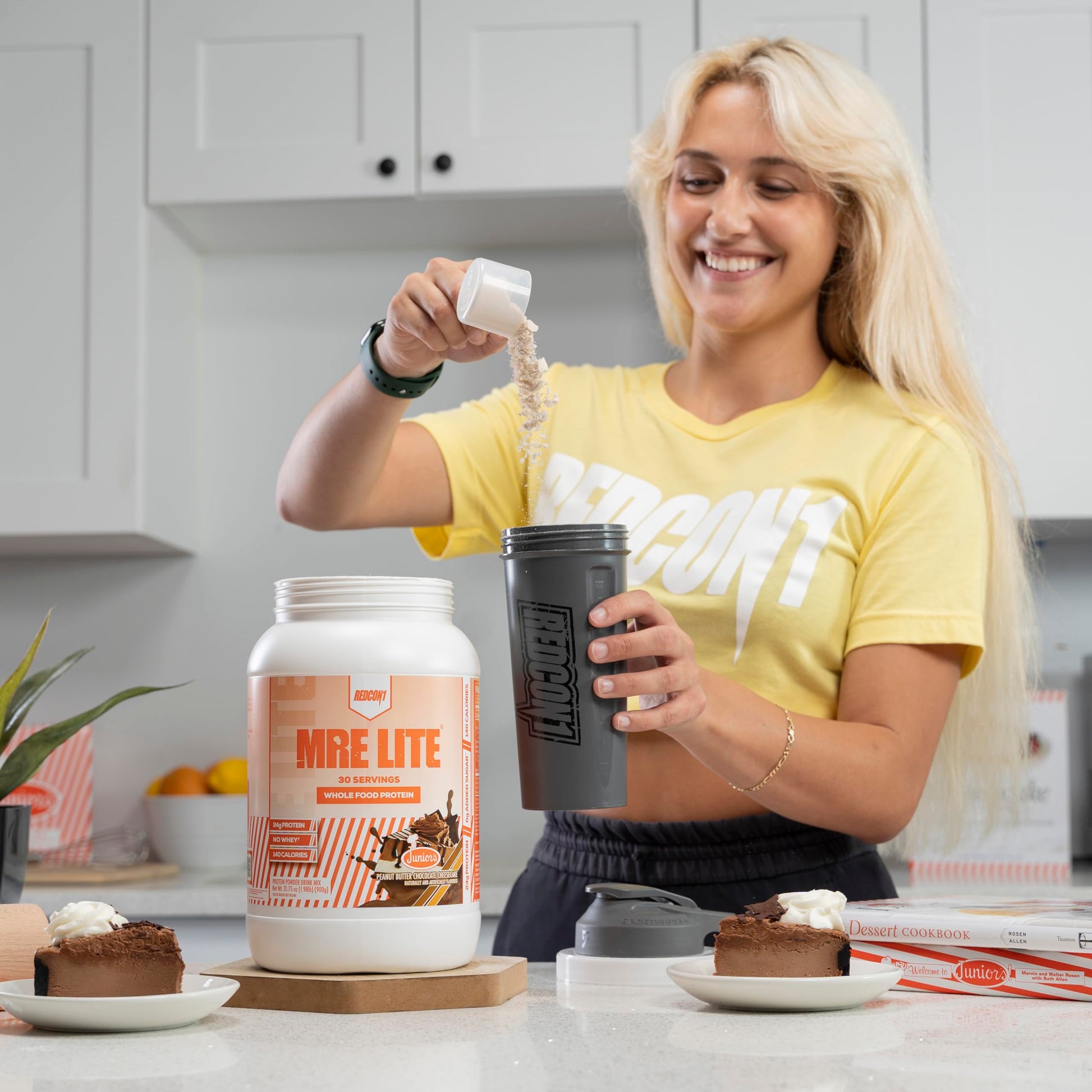 REDCON1 MRE Lite Whole Food Protein Powder, Juniors, Peanut Butter Chocolate REDCON1 buy supplements canada