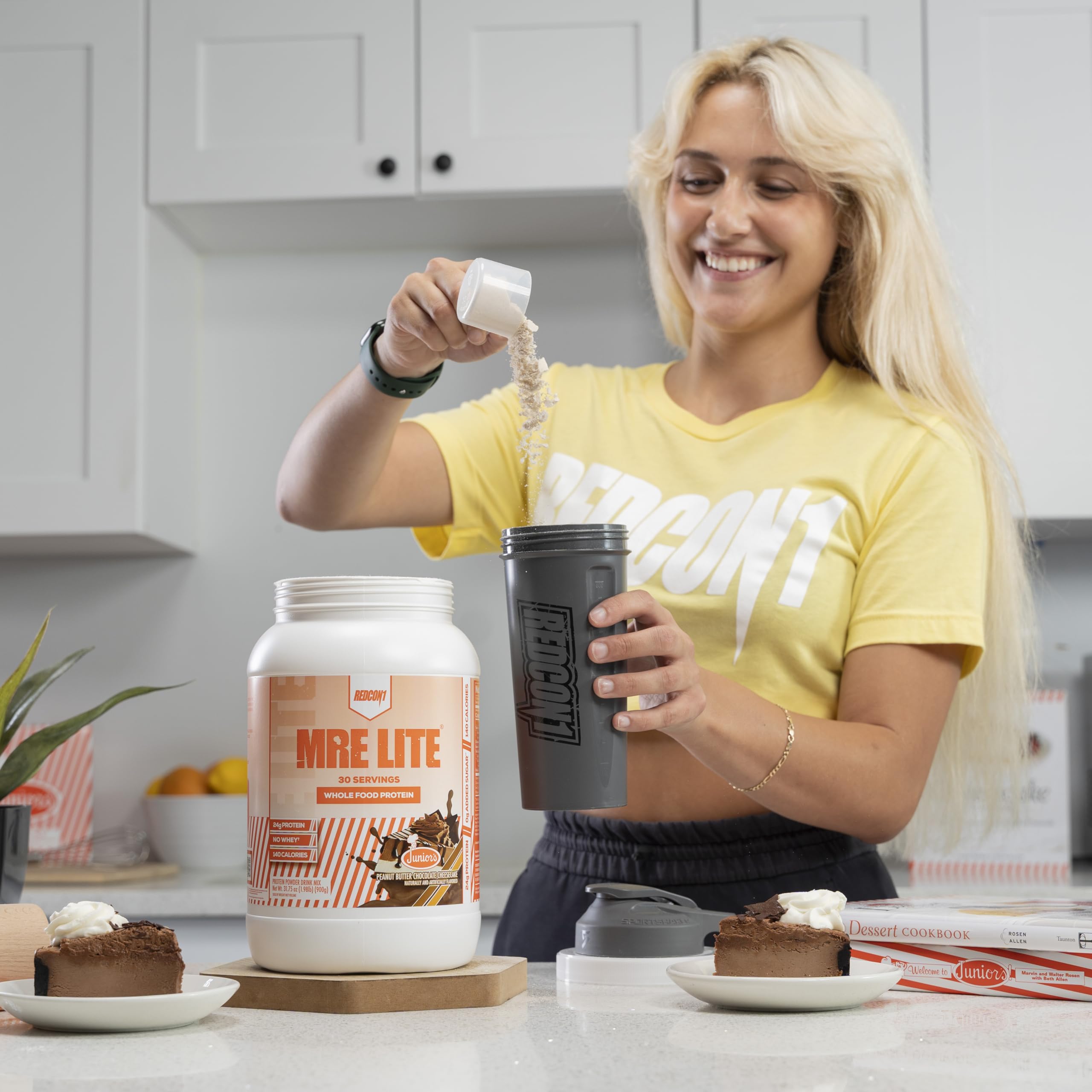 REDCON1 MRE Lite Whole Food Protein Powder, Juniors, Peanut Butter Chocolate REDCON1 buy supplements canada