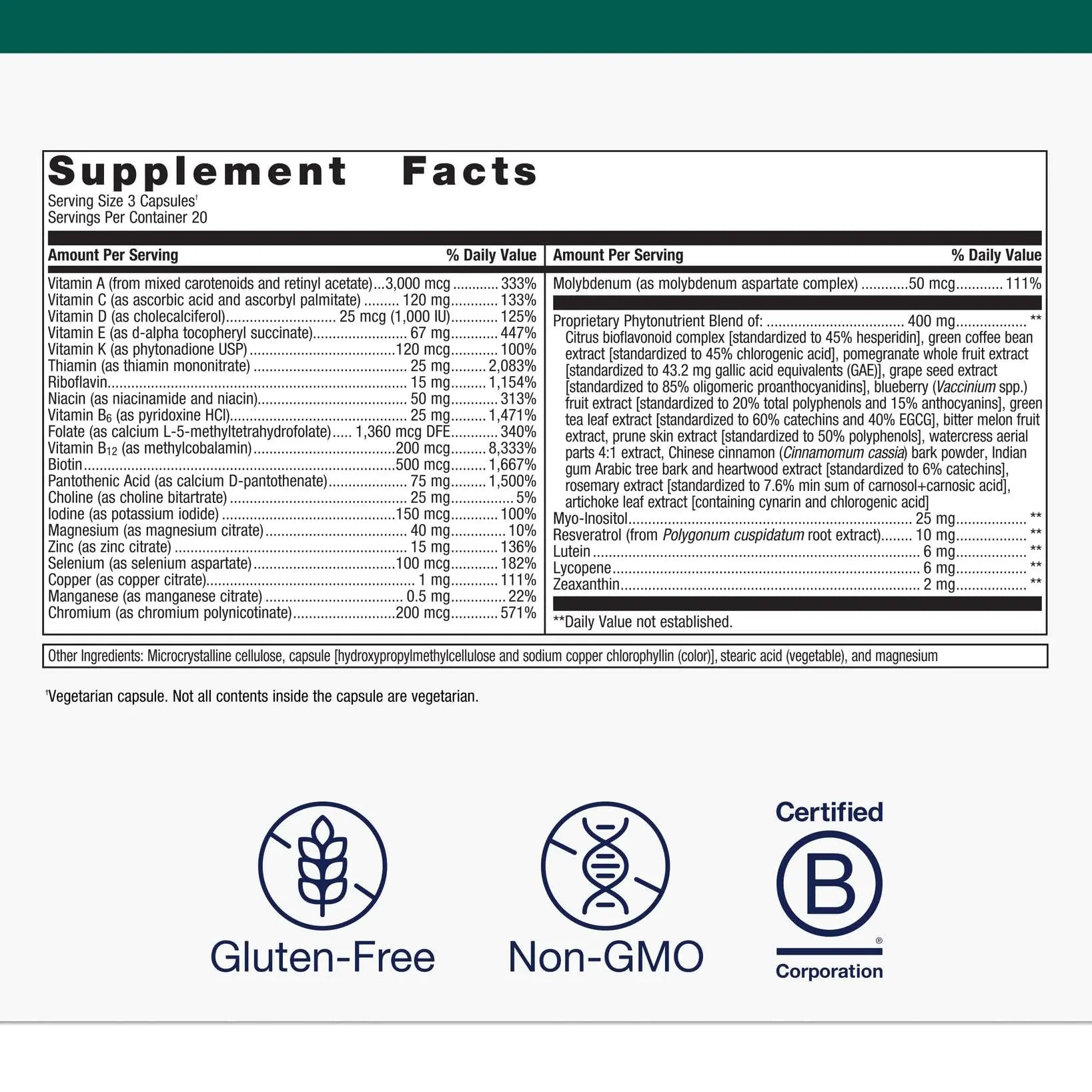 Metagenics PhytoMulti - Daily Multivitamin Supplement with Phytonutrients, Vitamins and Minerals for Multidimensional Health Support Metagenics buy supplements canada
