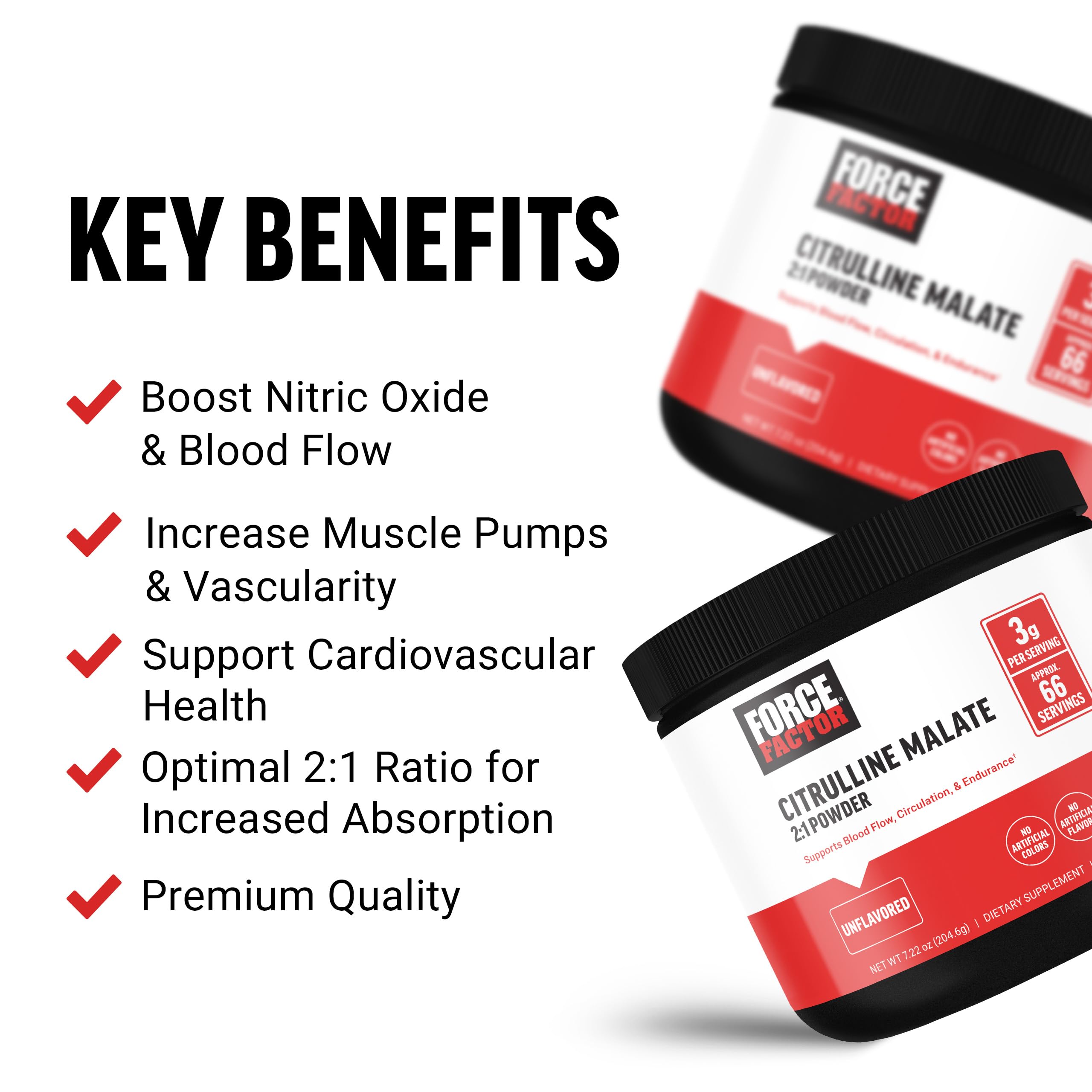 FORCE FACTOR Citrulline Malate 2:1, L Citrulline Supplement for Men to Boost Nitric Oxide Force Factor buy supplements canada