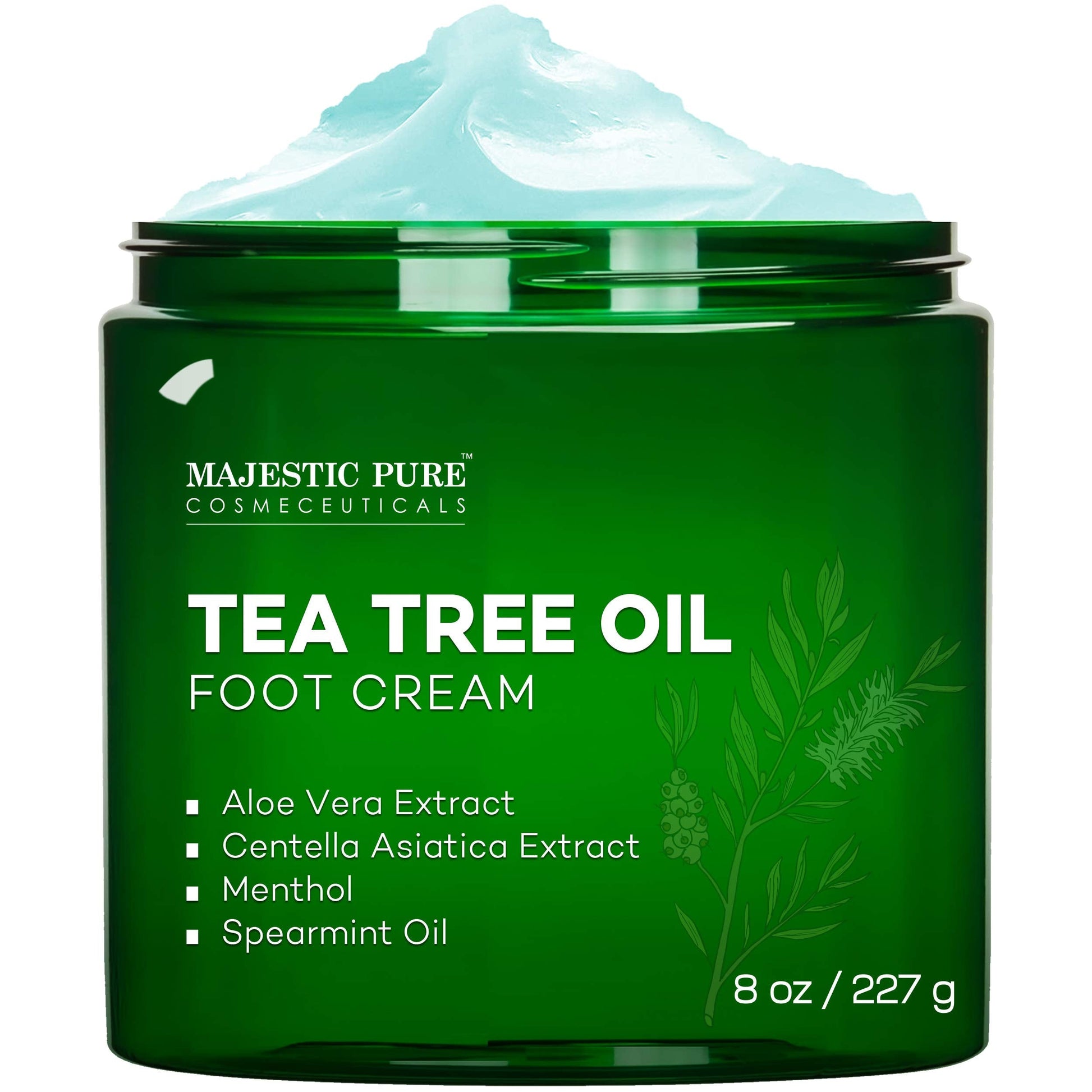 MAJESTIC PURE Athletes Foot Cream with Tea Tree Oil, Aloe & Spearmint - Hydrates MAJESTIC PURE buy supplements canada