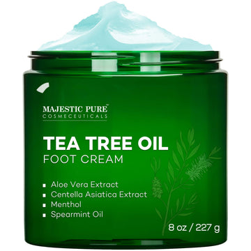 MAJESTIC PURE Athletes Foot Cream with Tea Tree Oil, Aloe & Spearmint - Hydrates MAJESTIC PURE buy supplements canada