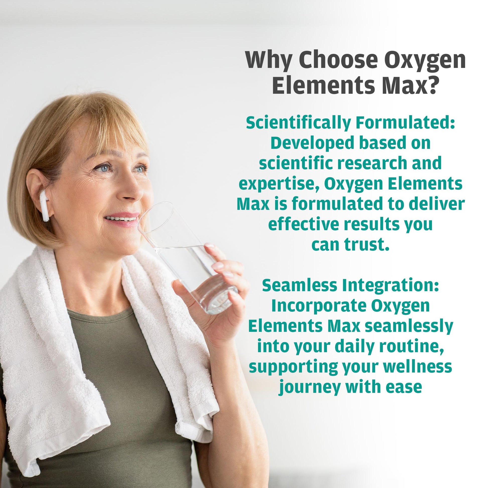 GHT Oxygen Elements Max Liquid Oxygen Drops in 1 Ounce Bottle, Portable Supplement - Bolster Endurance and Stamina, Cleanse Cells (2 Pack) ght Global Health Trax buy supplements canada