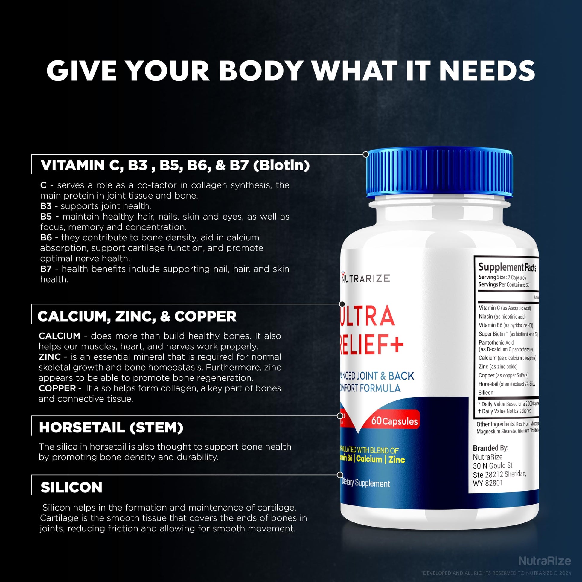 (2 Pack) Ultra Relief+ Capsules, Official Formula for Joint Health, All-Natural Supplement to Support Joint Function and Mobility, Ultra Relief + Pills, Ultra Relief Plus Reviews (120 Capsules) NutraRize buy supplements canada
